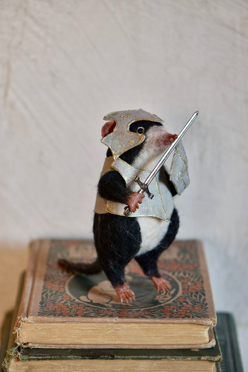 Warrior Little Shrew - OOAK by Joanne Hawthorn