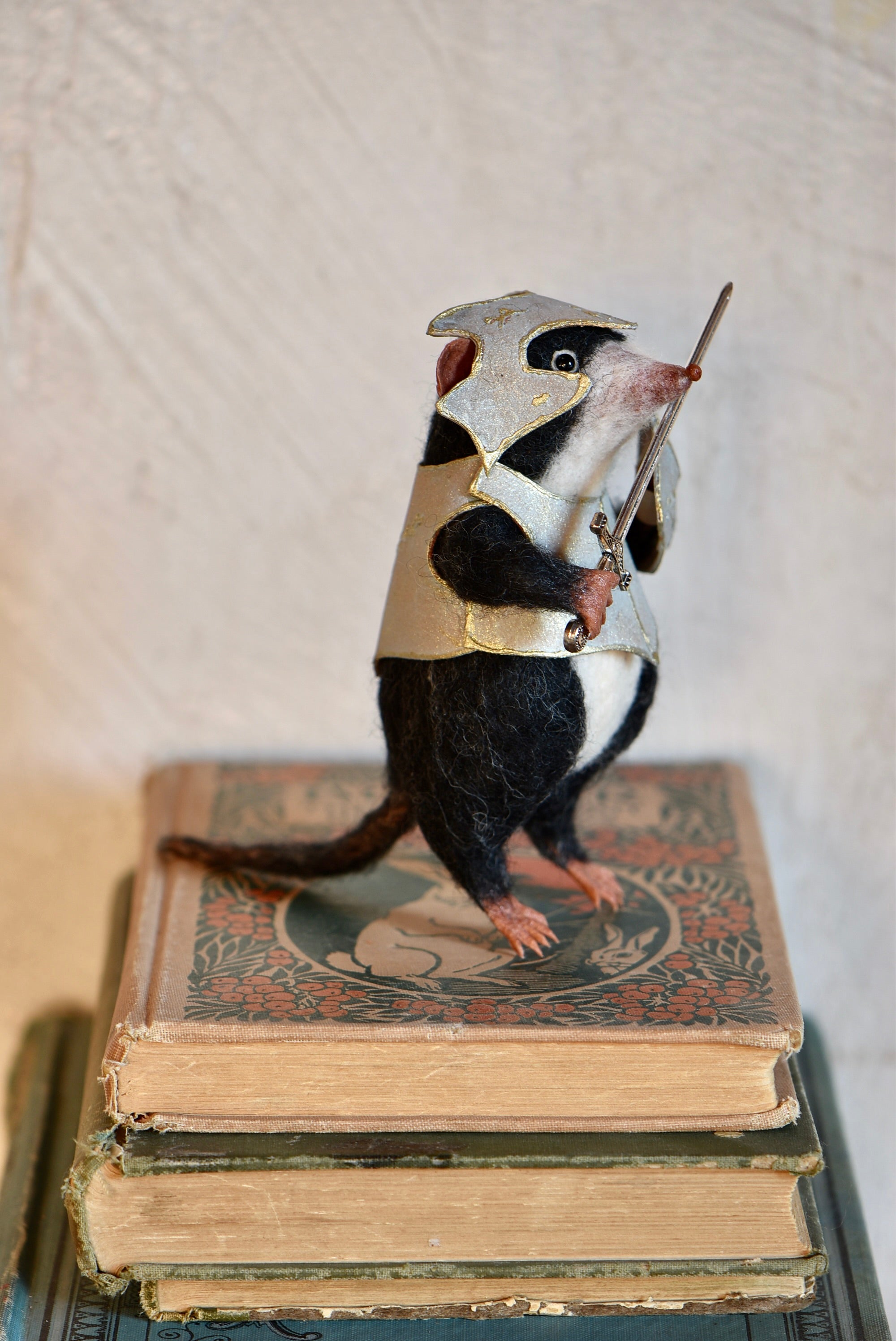 Warrior Little Shrew - OOAK by Joanne Hawthorn
