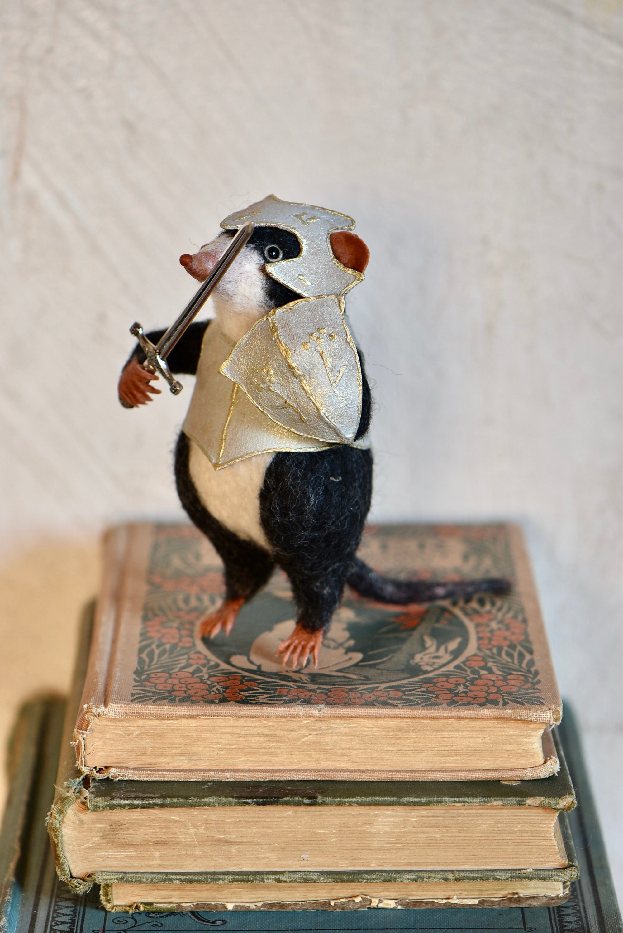 Warrior Little Shrew - OOAK by Joanne Hawthorn