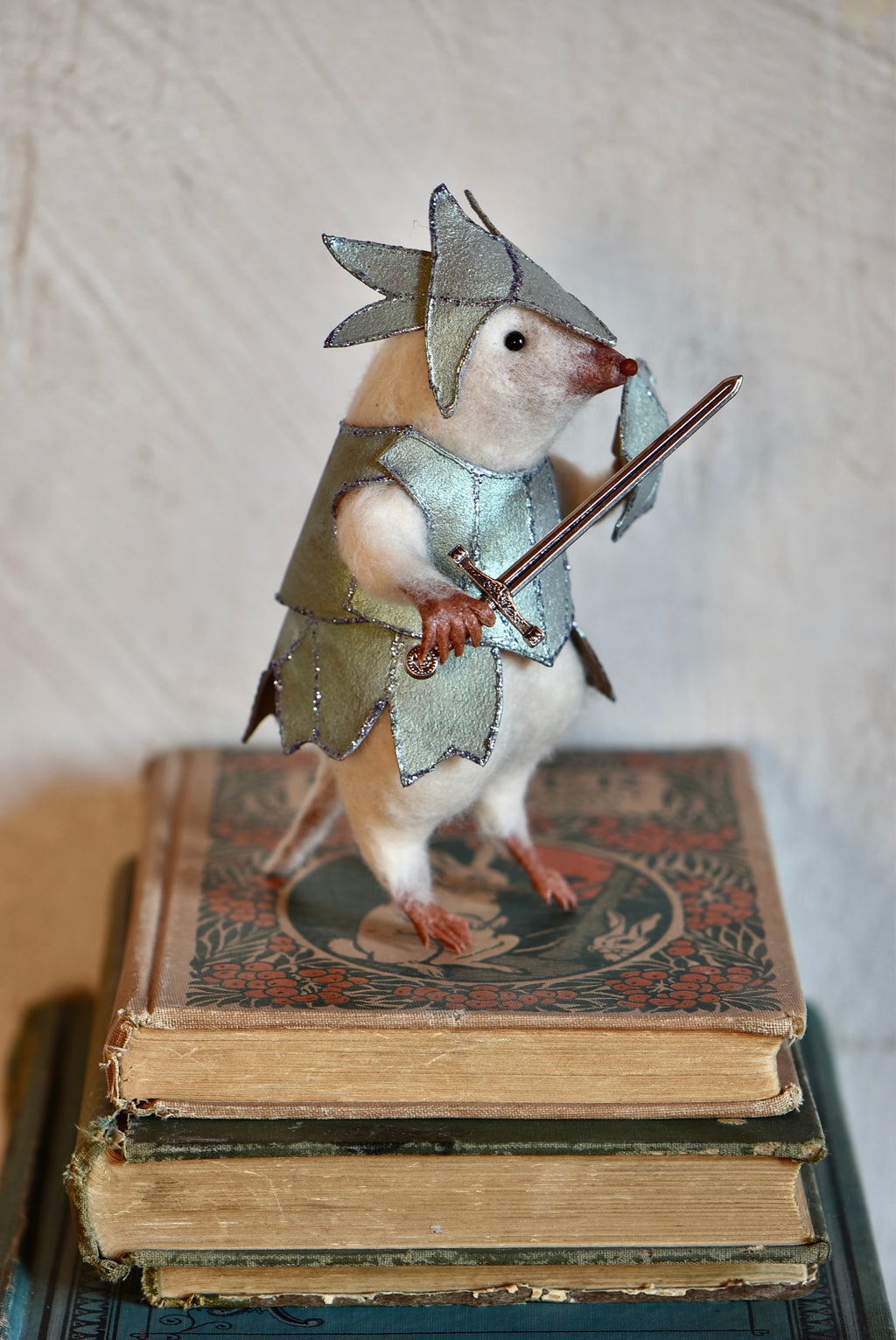 Warrior Little Mole - OOAK by Joanne Hawthorn