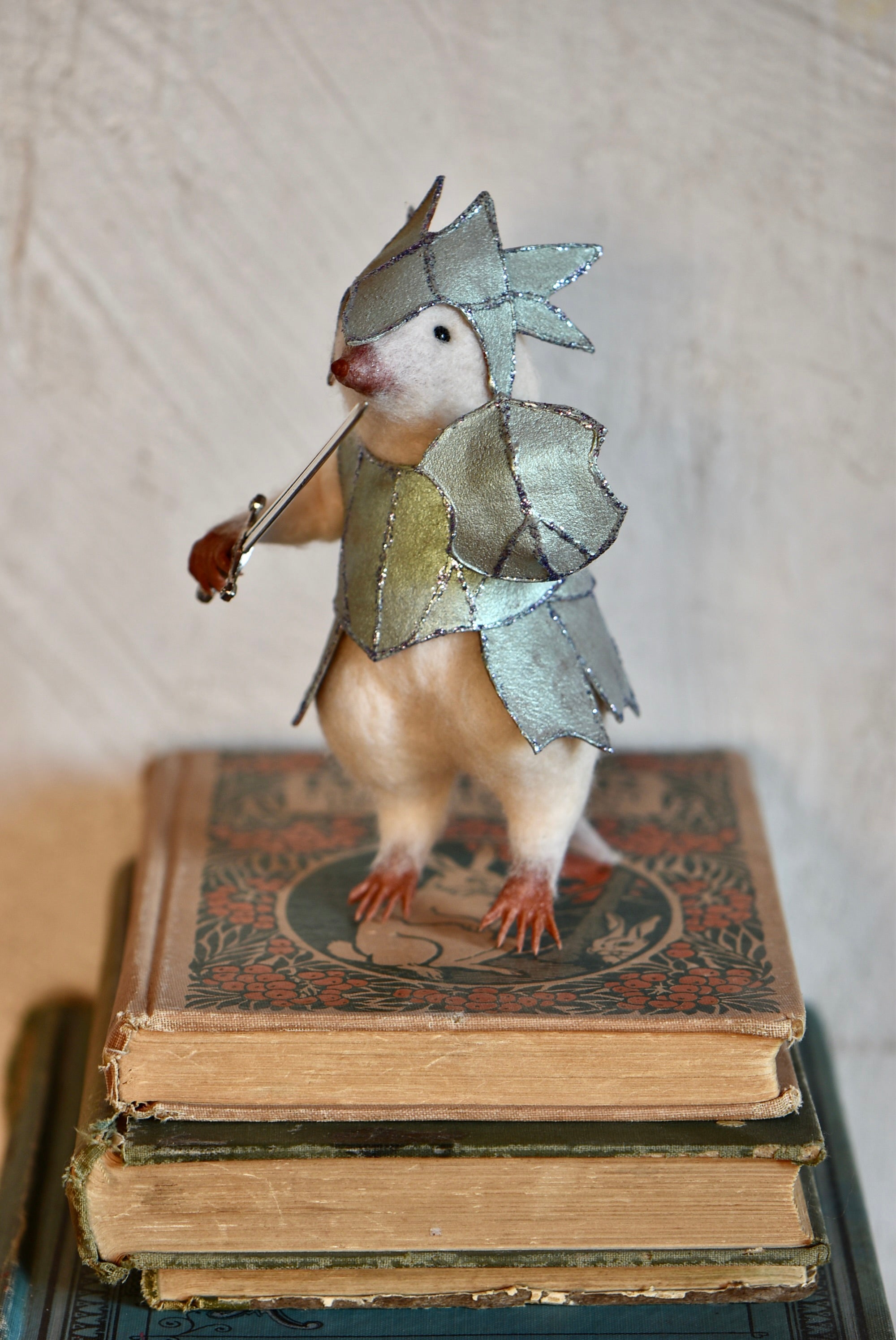 Warrior Little Mole - OOAK by Joanne Hawthorn
