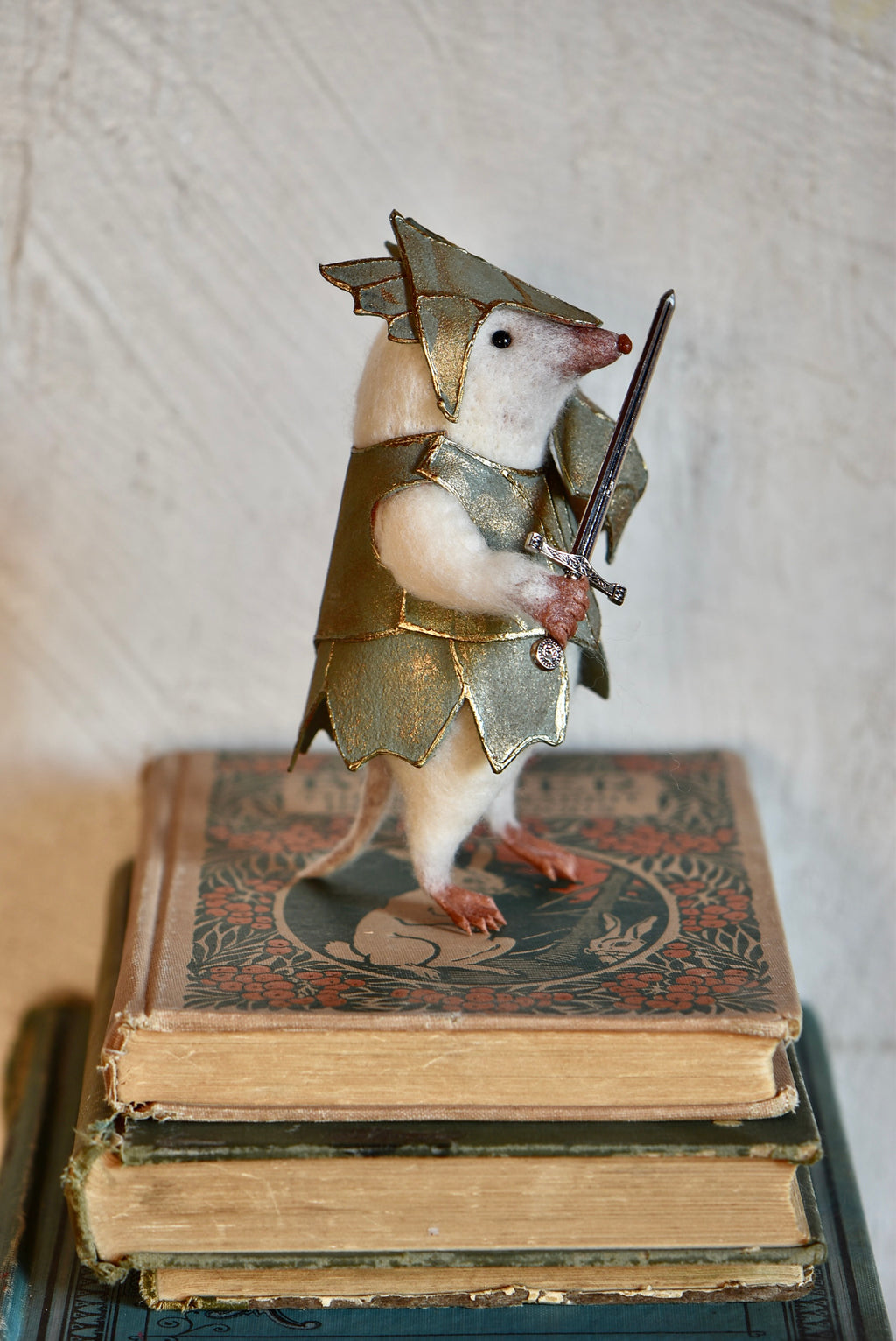 Warrior Little Mole - OOAK by Joanne Hawthorn