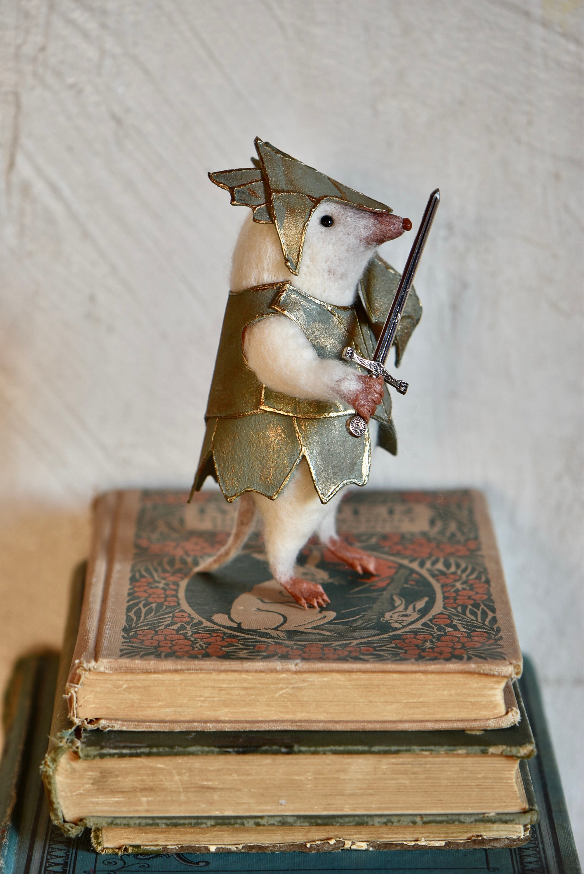 Warrior Little Mole - OOAK by Joanne Hawthorn