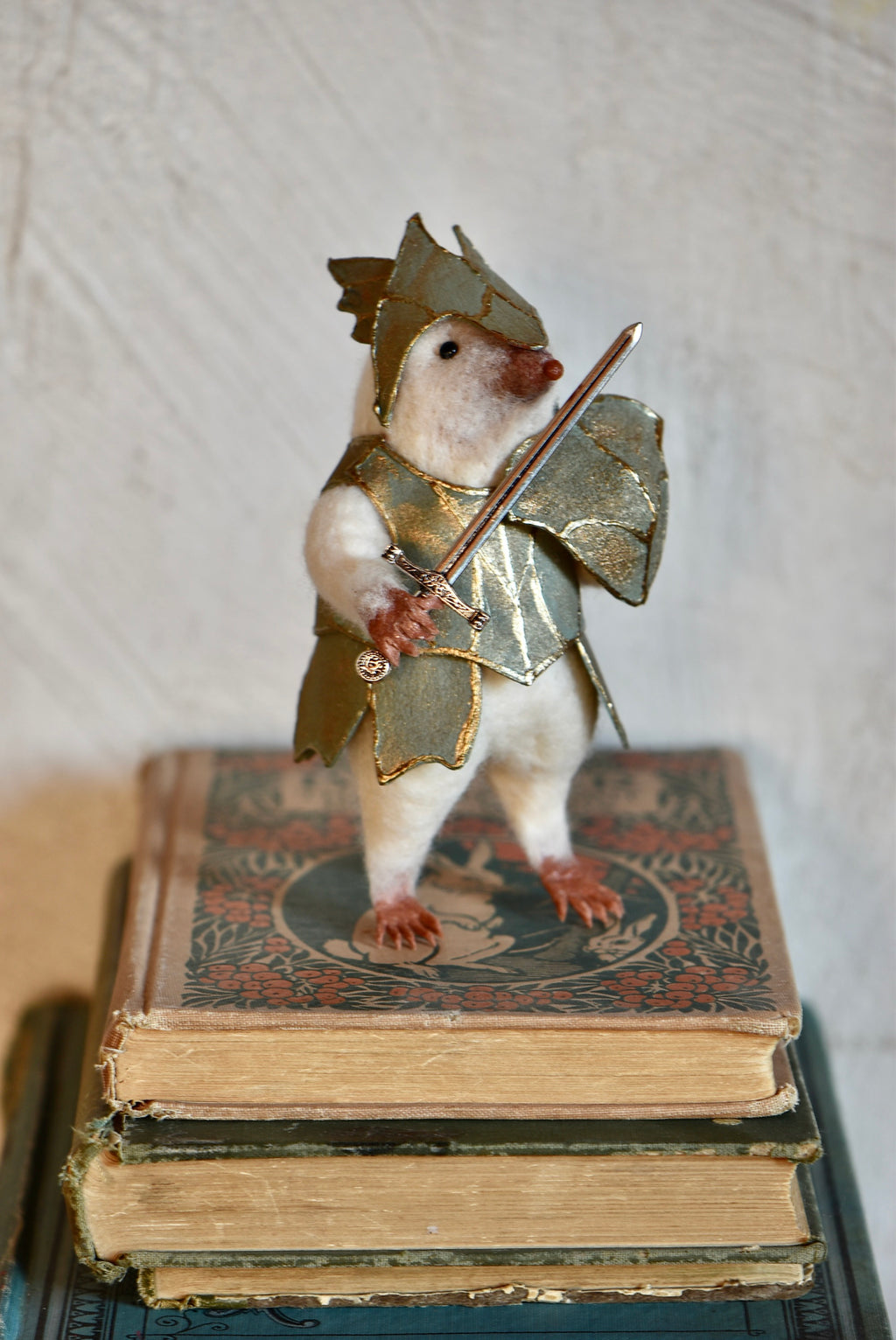 Warrior Little Mole - OOAK by Joanne Hawthorn