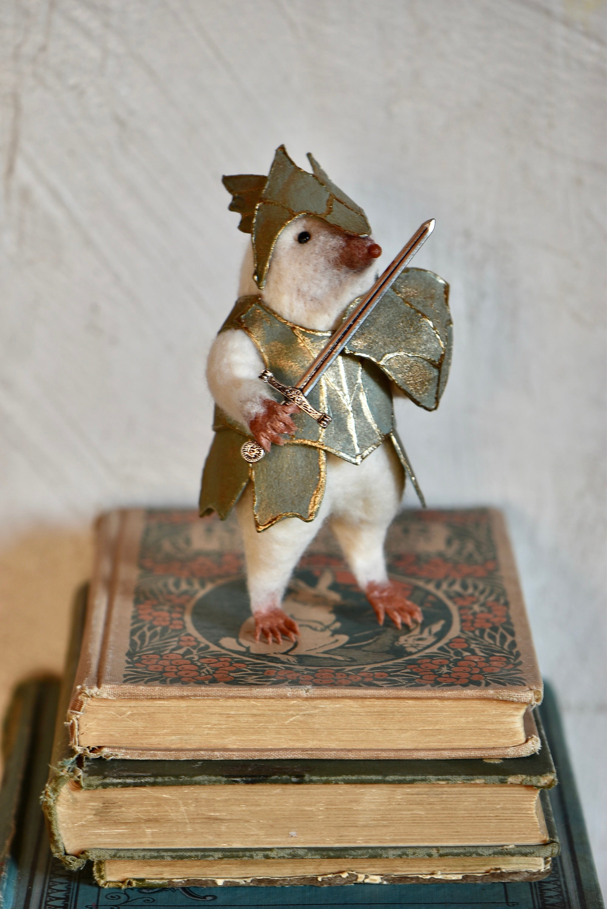 Warrior Little Mole - OOAK by Joanne Hawthorn