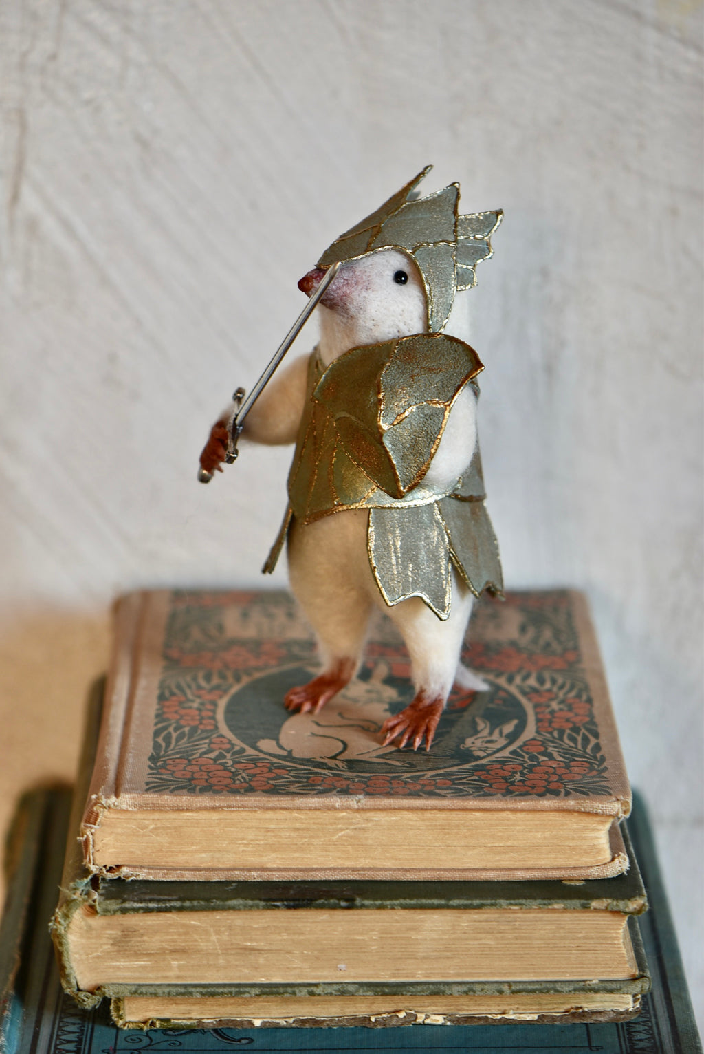 Warrior Little Mole - OOAK by Joanne Hawthorn