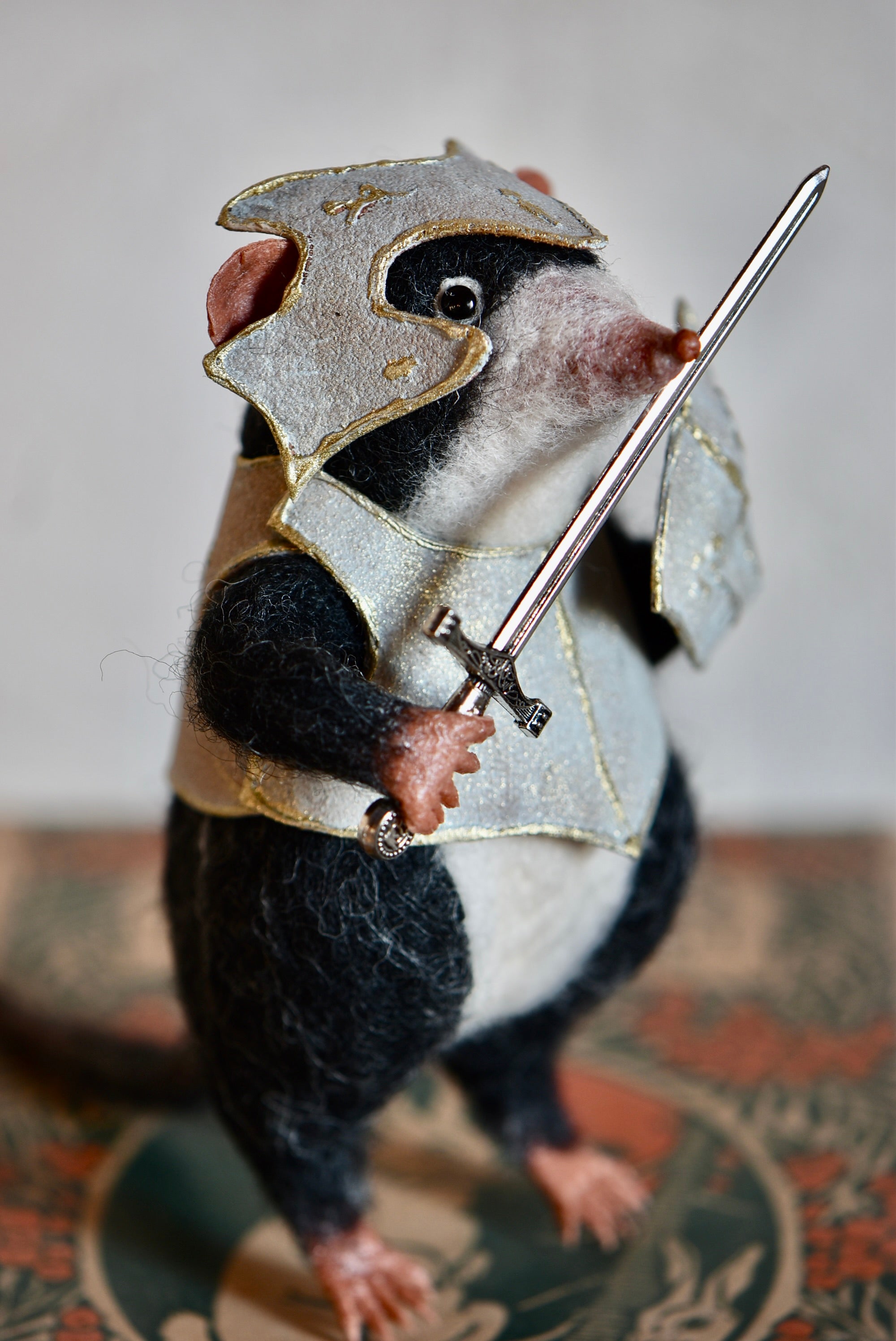 Warrior Little Shrew - OOAK by Joanne Hawthorn