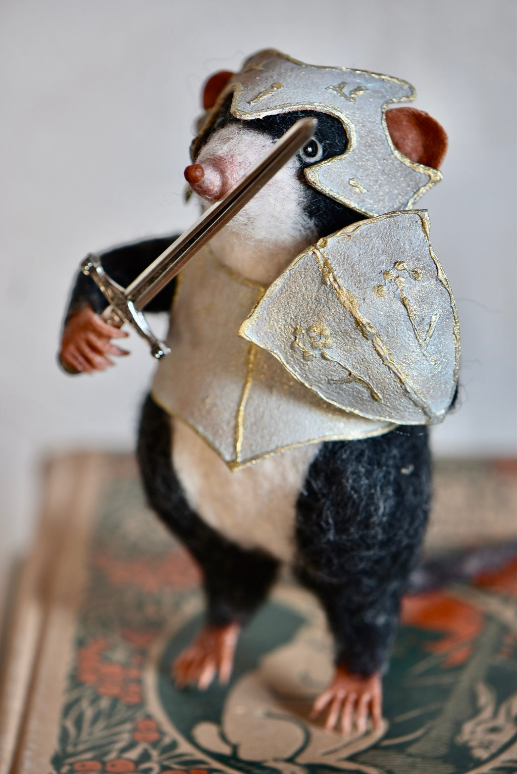 Warrior Little Shrew - OOAK by Joanne Hawthorn