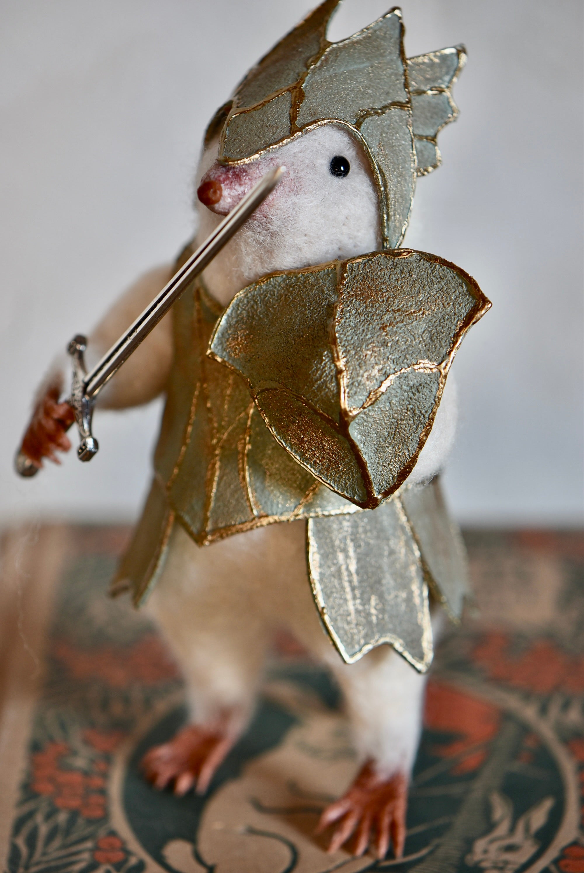 Warrior Little Mole - OOAK by Joanne Hawthorn