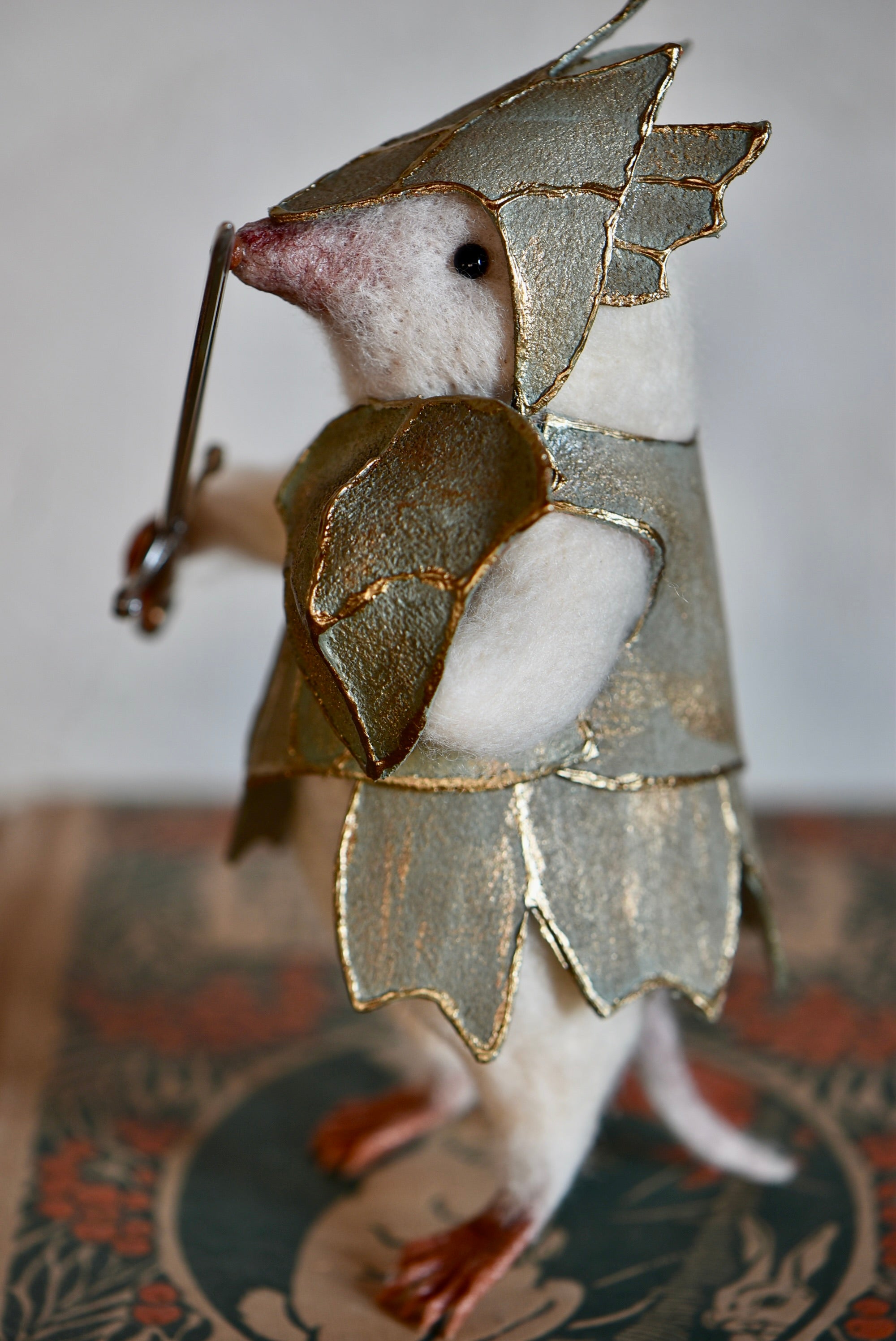 Warrior Little Mole - OOAK by Joanne Hawthorn