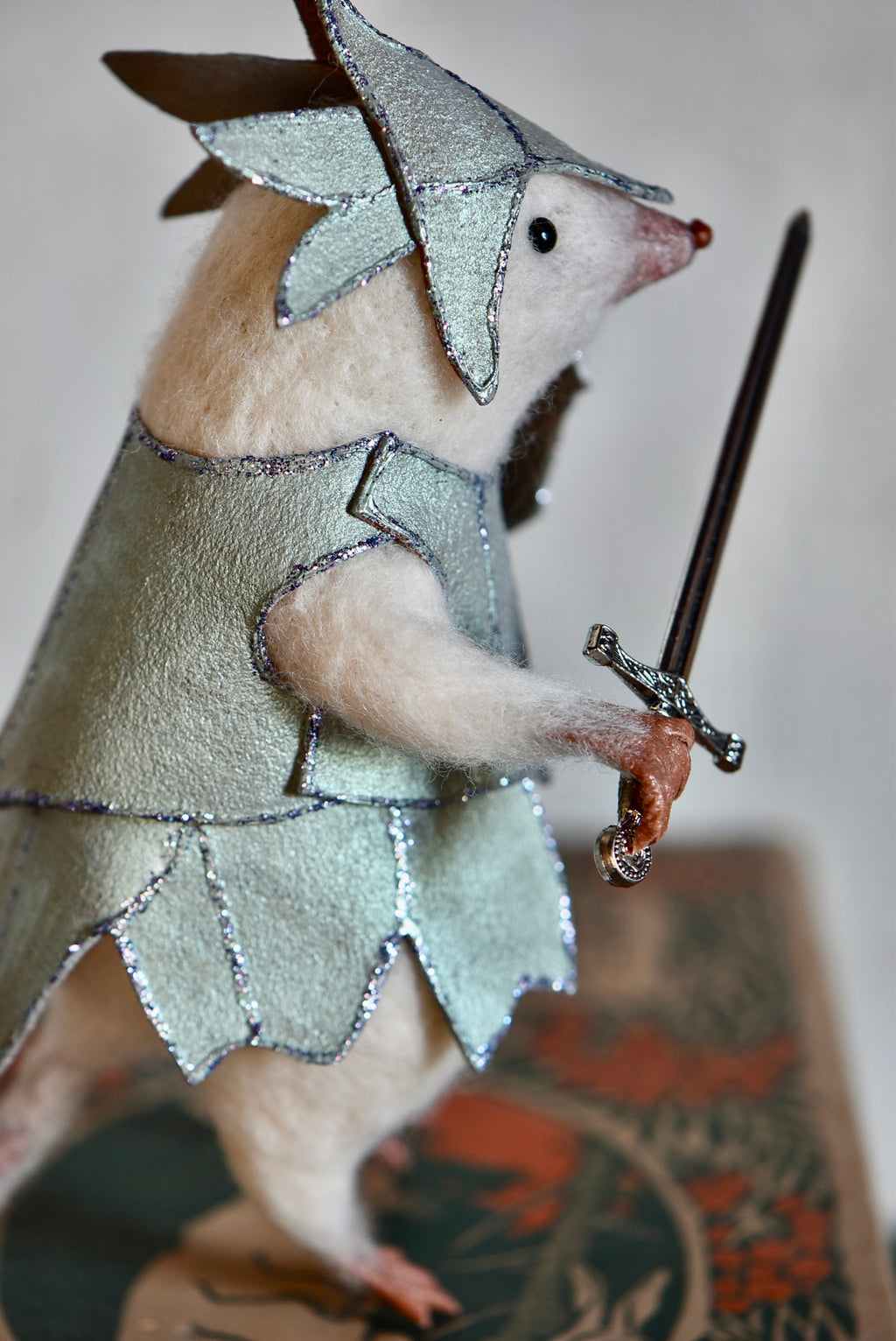 Warrior Little Mole - OOAK by Joanne Hawthorn