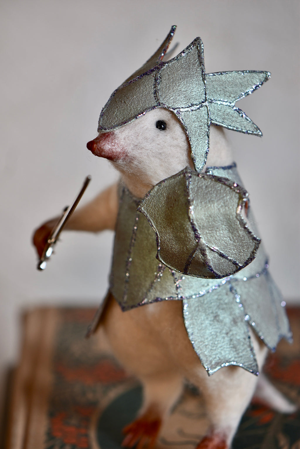Warrior Little Mole - OOAK by Joanne Hawthorn