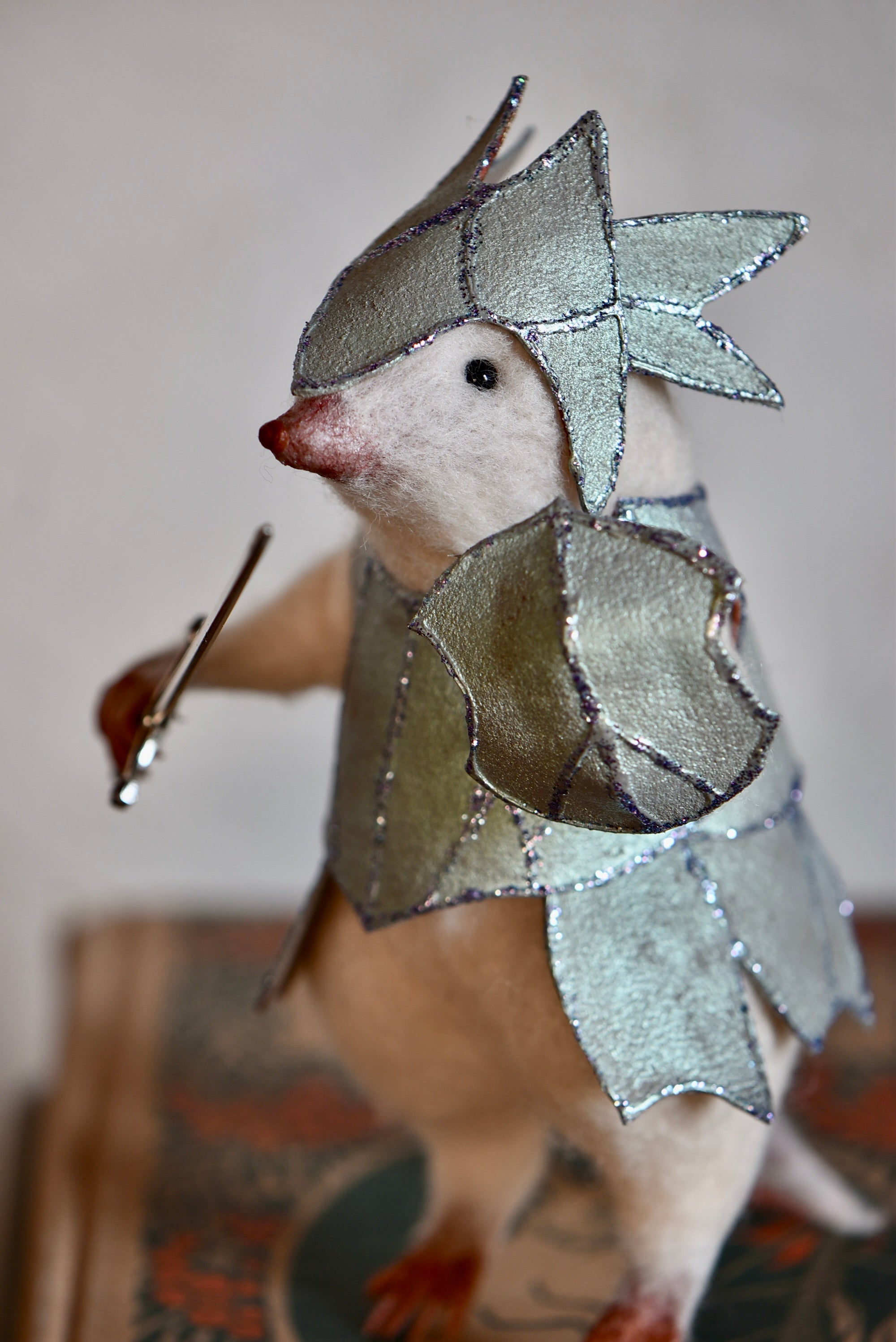 Warrior Little Mole - OOAK by Joanne Hawthorn