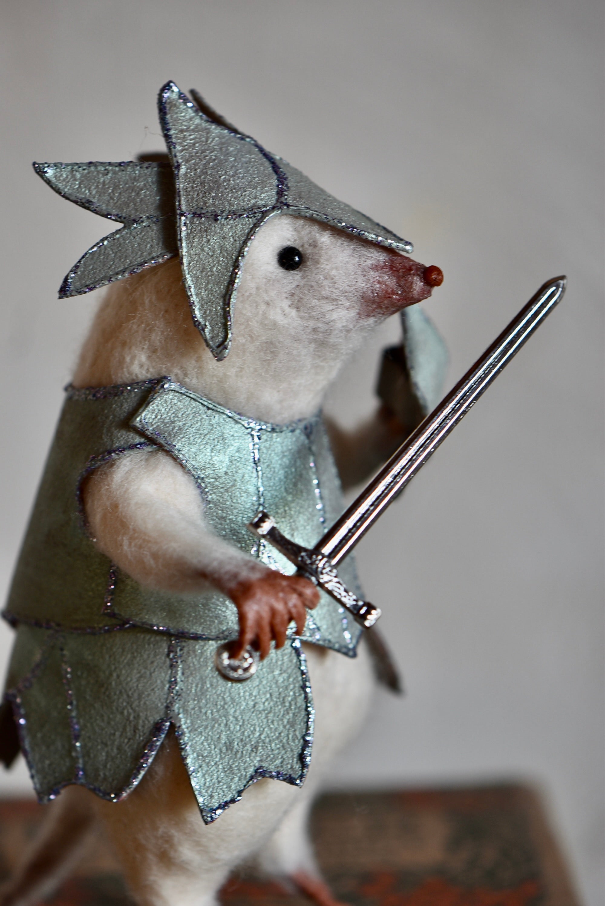 Warrior Little Mole - OOAK by Joanne Hawthorn