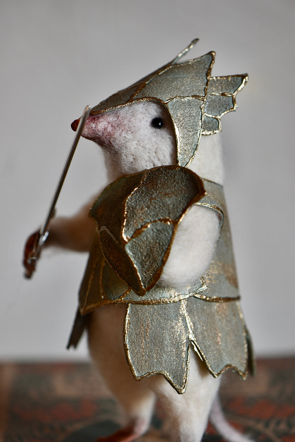 Warrior Little Mole - OOAK by Joanne Hawthorn