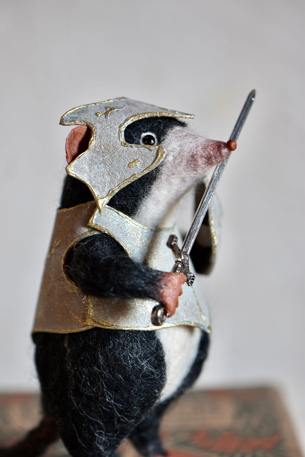 Warrior Little Shrew - OOAK by Joanne Hawthorn