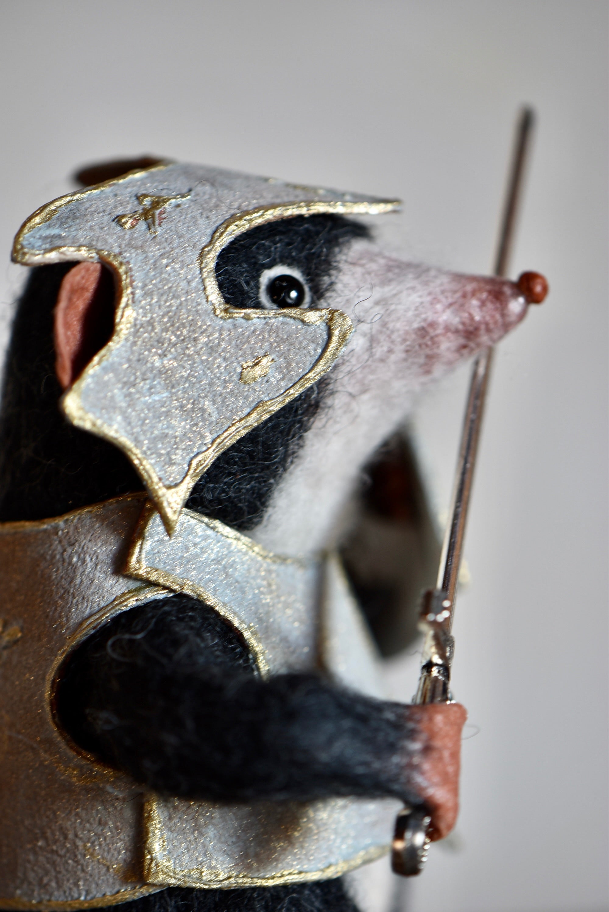 Warrior Little Shrew - OOAK by Joanne Hawthorn