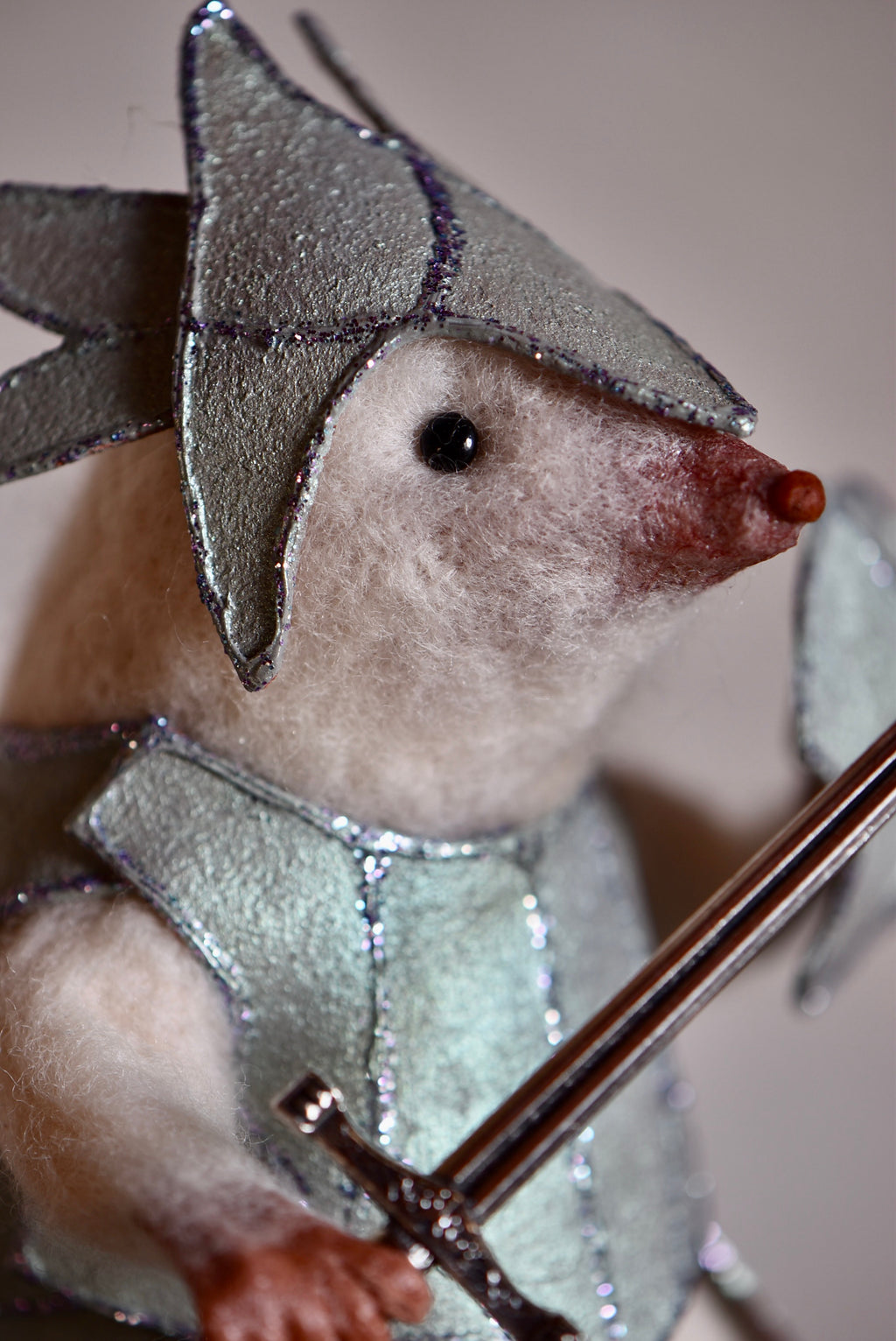 Warrior Little Mole - OOAK by Joanne Hawthorn