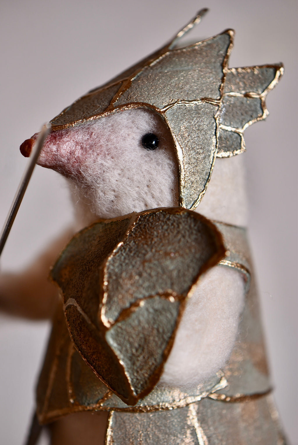 Warrior Little Mole - OOAK by Joanne Hawthorn