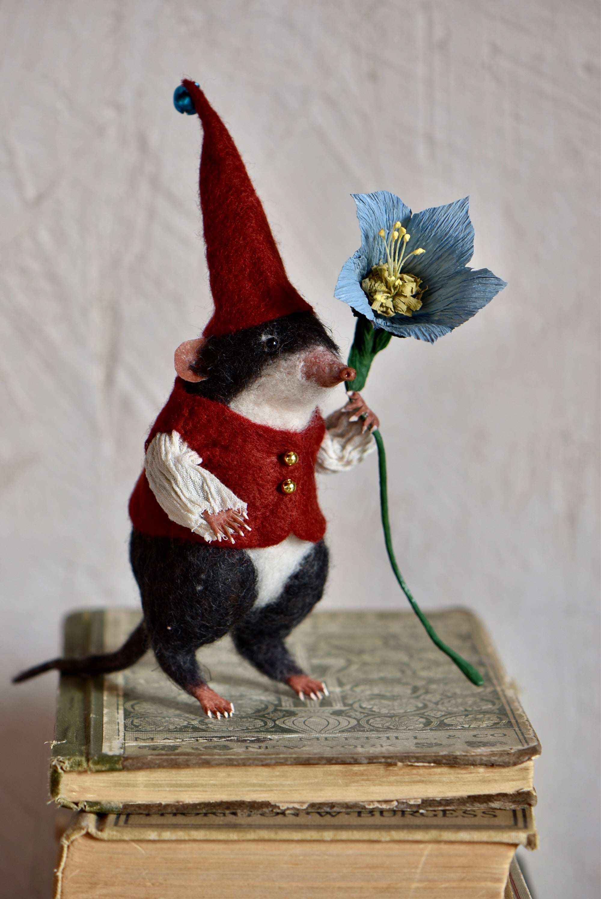 Gnome Shrew with Flower