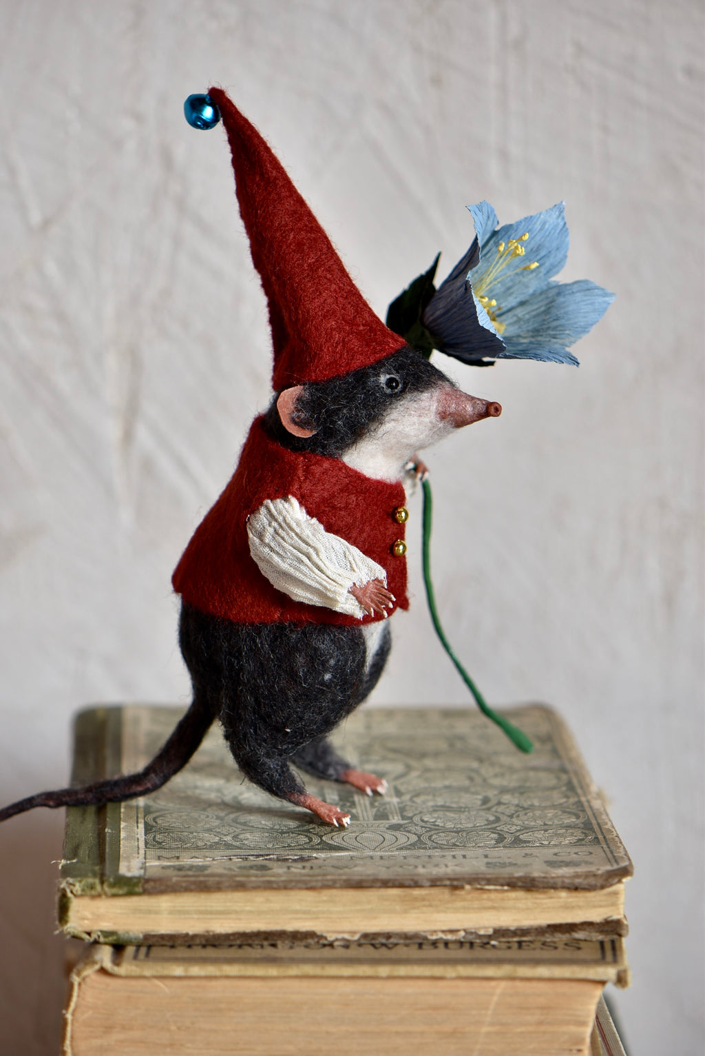 Gnome Shrew with Flower