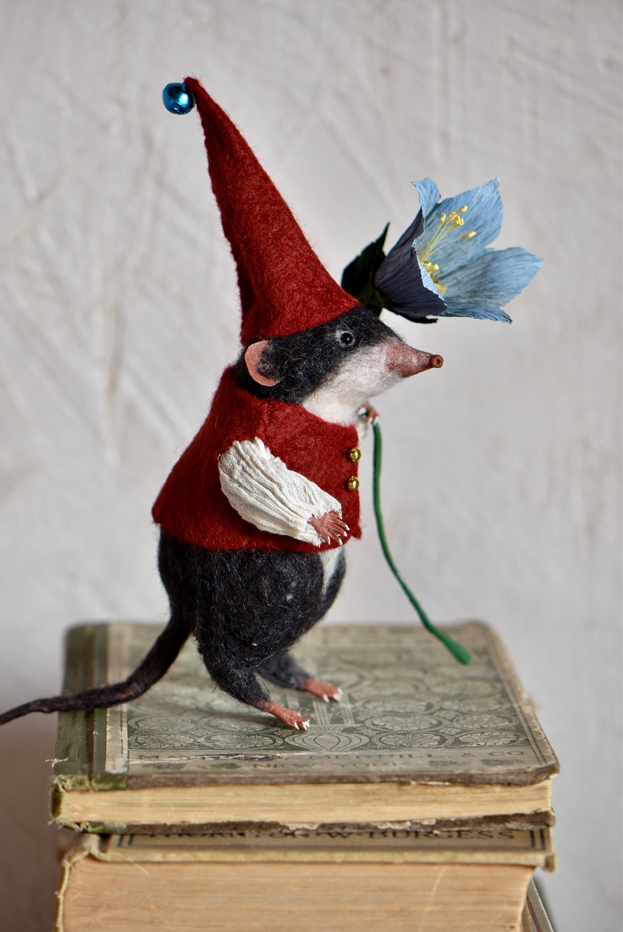 Gnome Shrew with Flower
