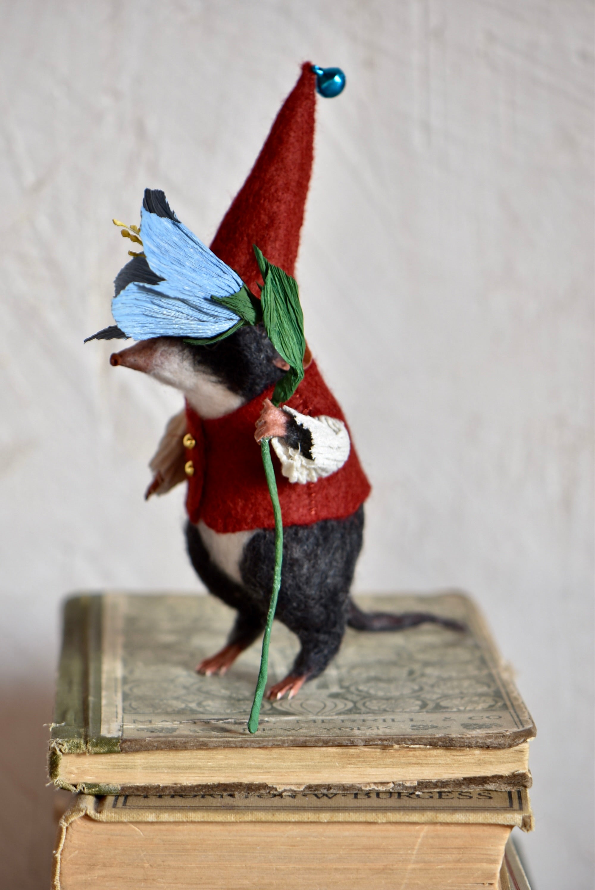 Gnome Shrew with Flower
