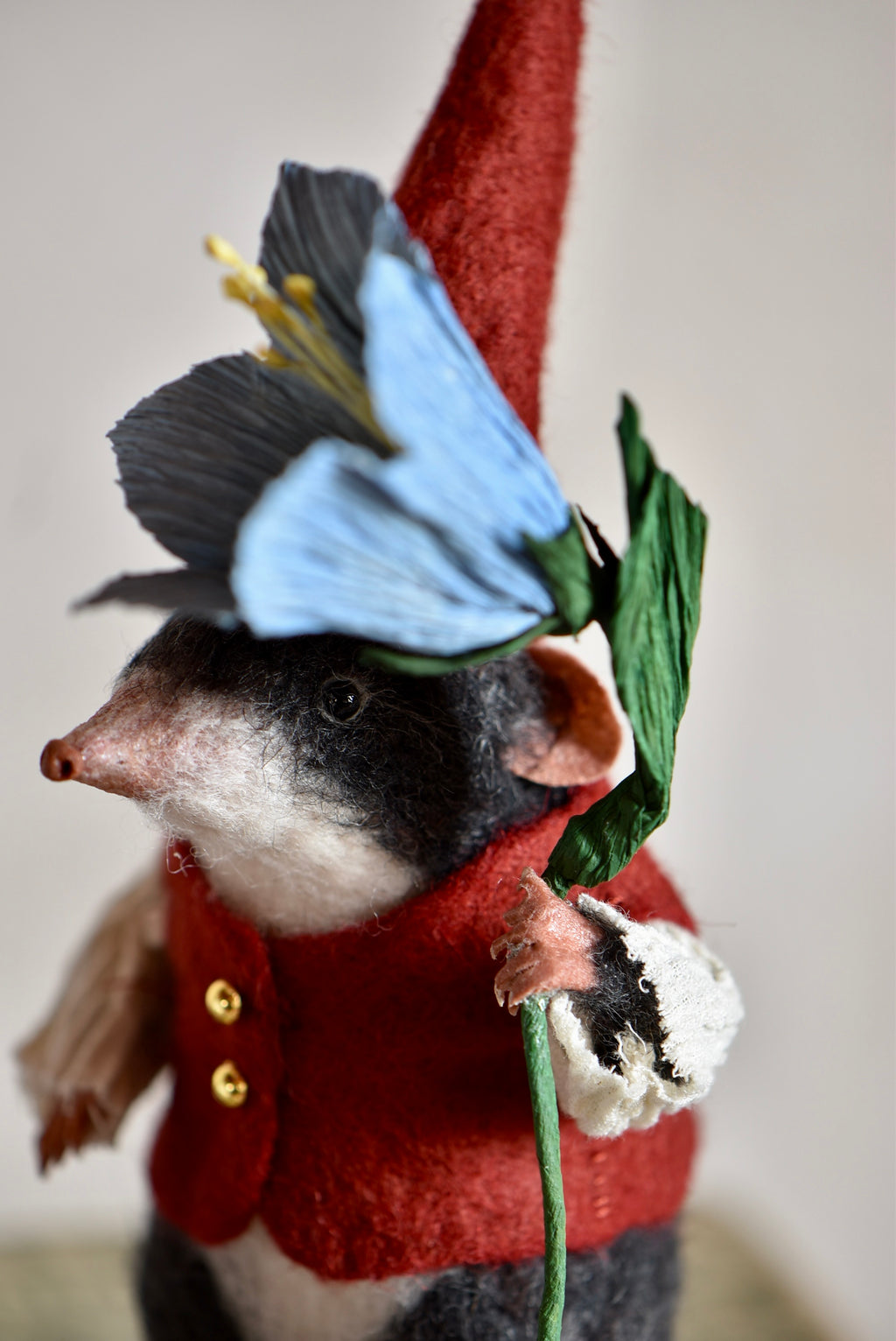 Gnome Shrew with Flower