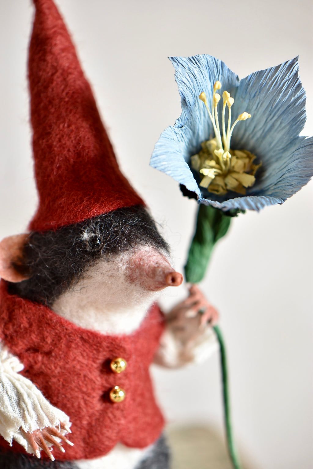 Gnome Shrew with Flower