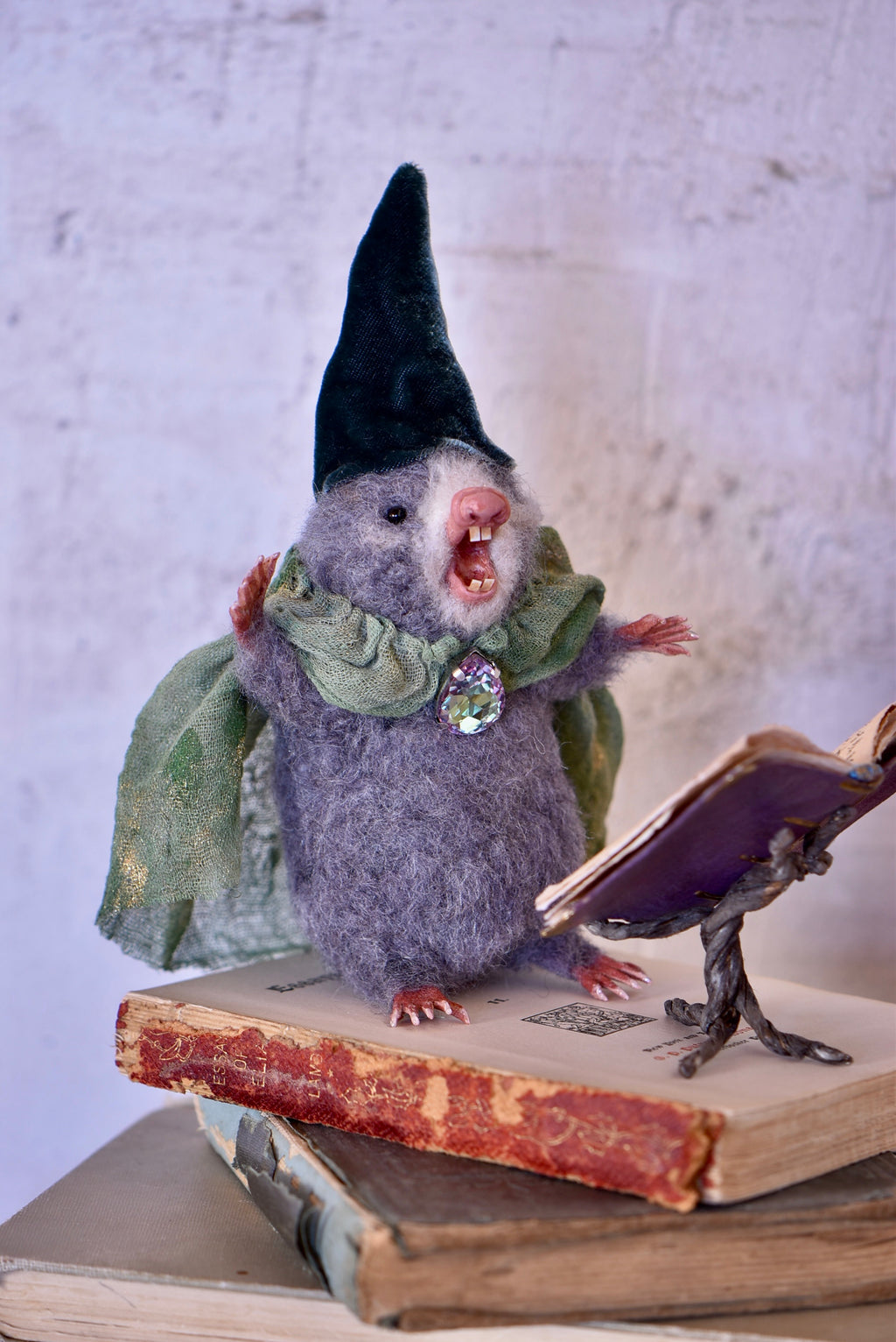 Sorcerer Lesser Mole - OOAK by Joanne Hawthorn