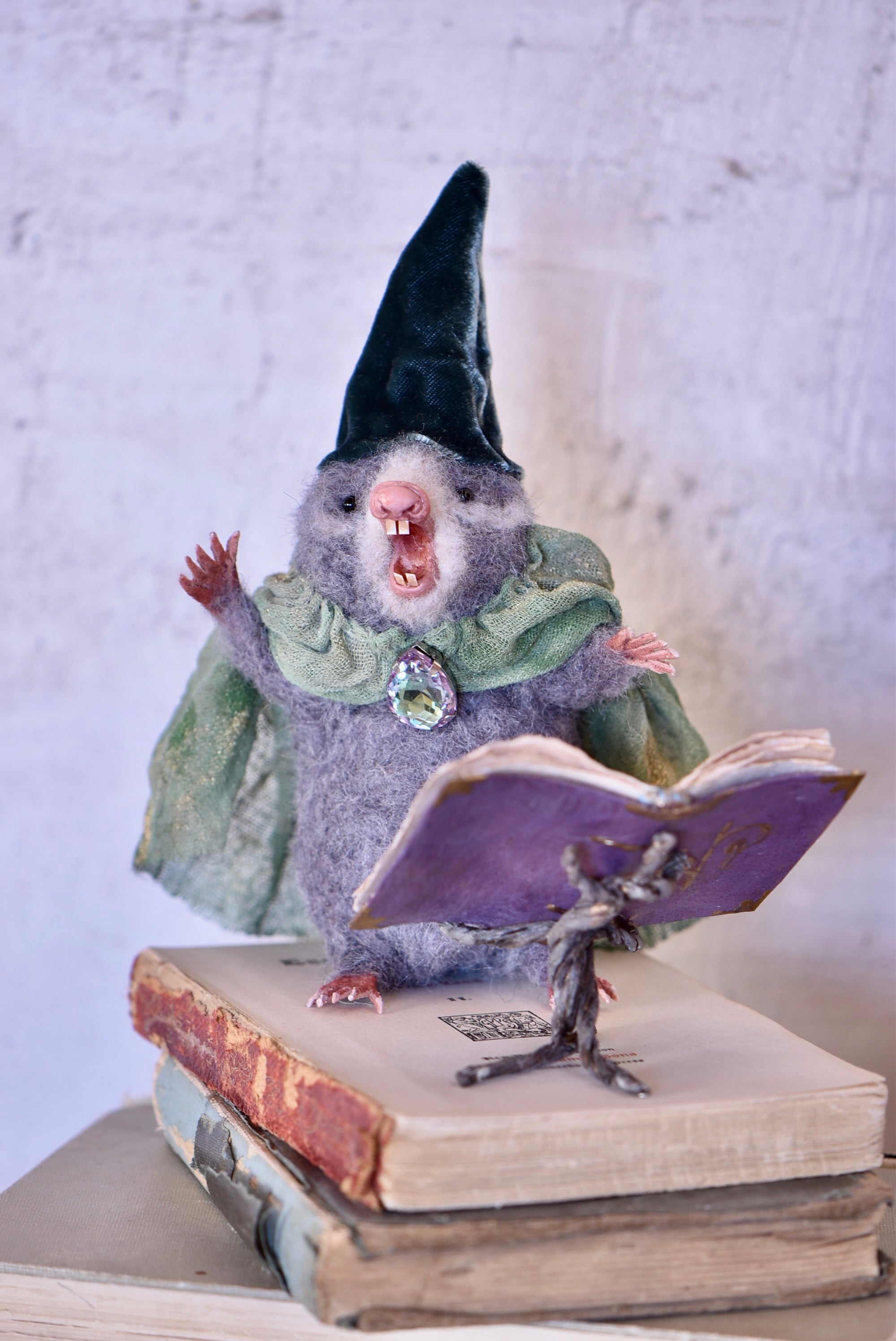 Sorcerer Lesser Mole - OOAK by Joanne Hawthorn