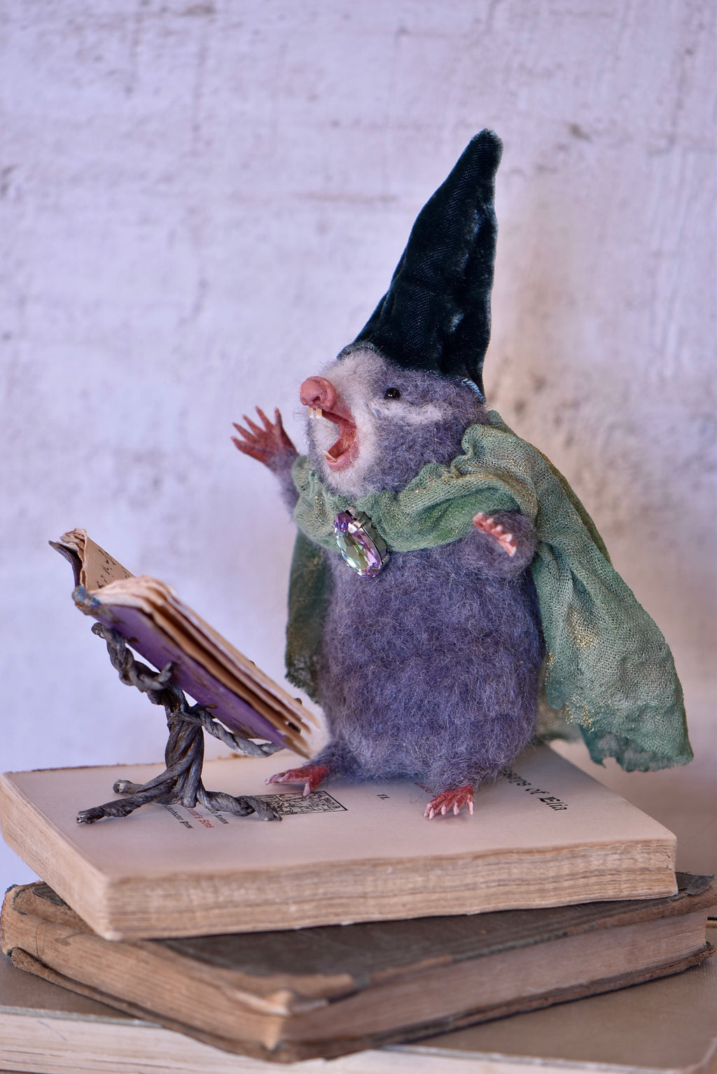 Sorcerer Lesser Mole - OOAK by Joanne Hawthorn