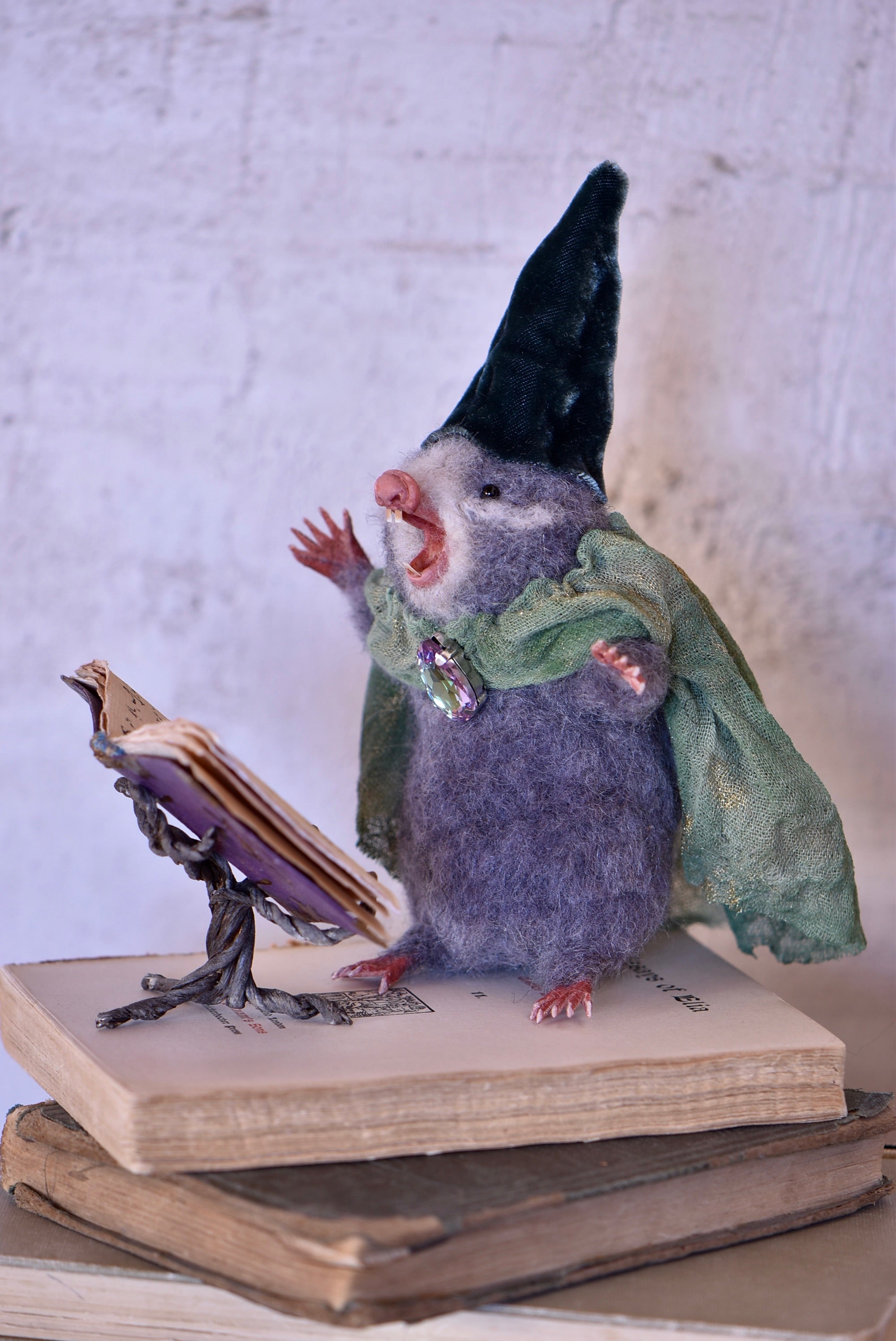 Sorcerer Lesser Mole - OOAK by Joanne Hawthorn