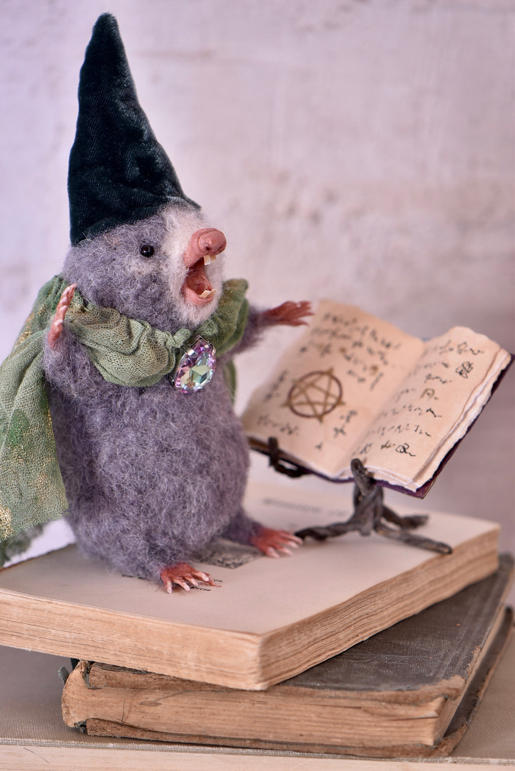 Sorcerer Lesser Mole - OOAK by Joanne Hawthorn