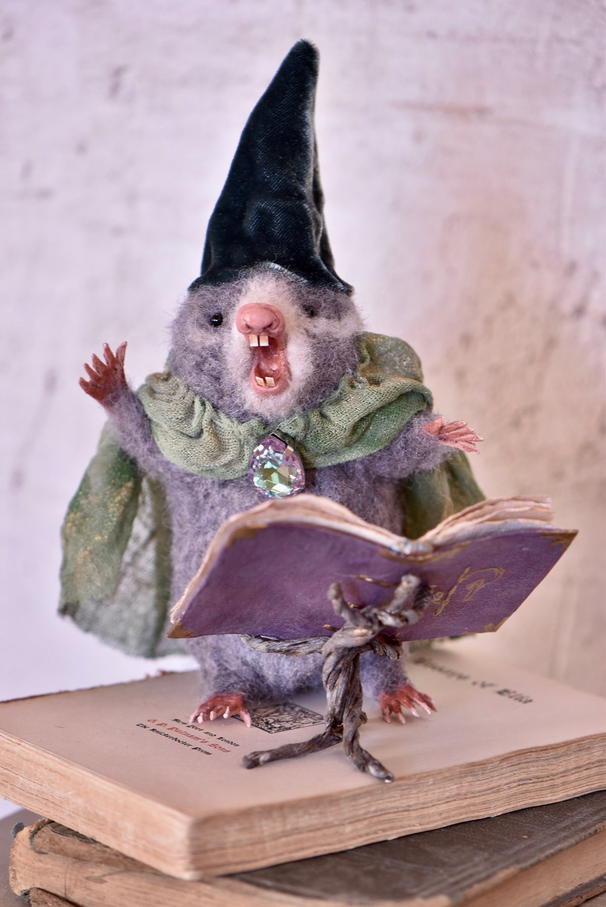 Sorcerer Lesser Mole - OOAK by Joanne Hawthorn