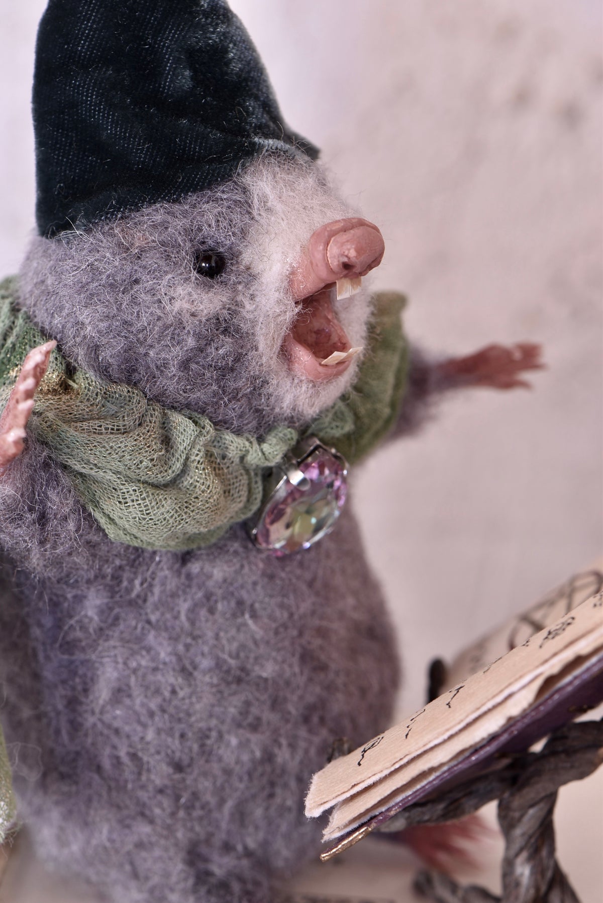 Sorcerer Lesser Mole - OOAK by Joanne Hawthorn