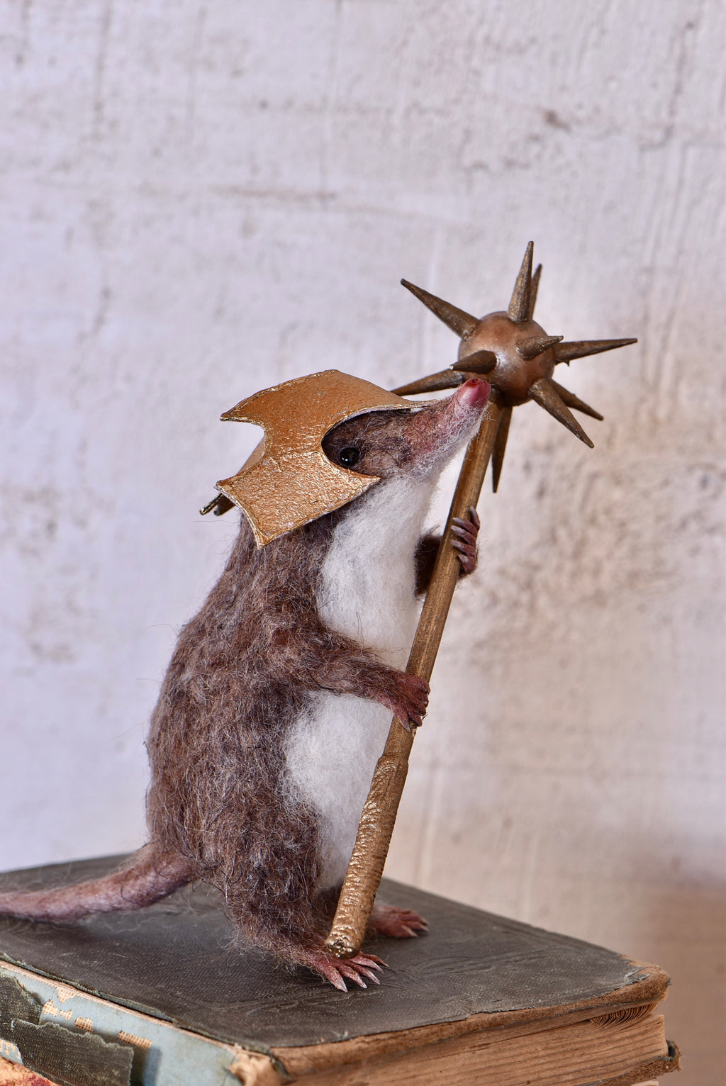 Warrior Little Mole II - OOAK by Joanne Hawthorn