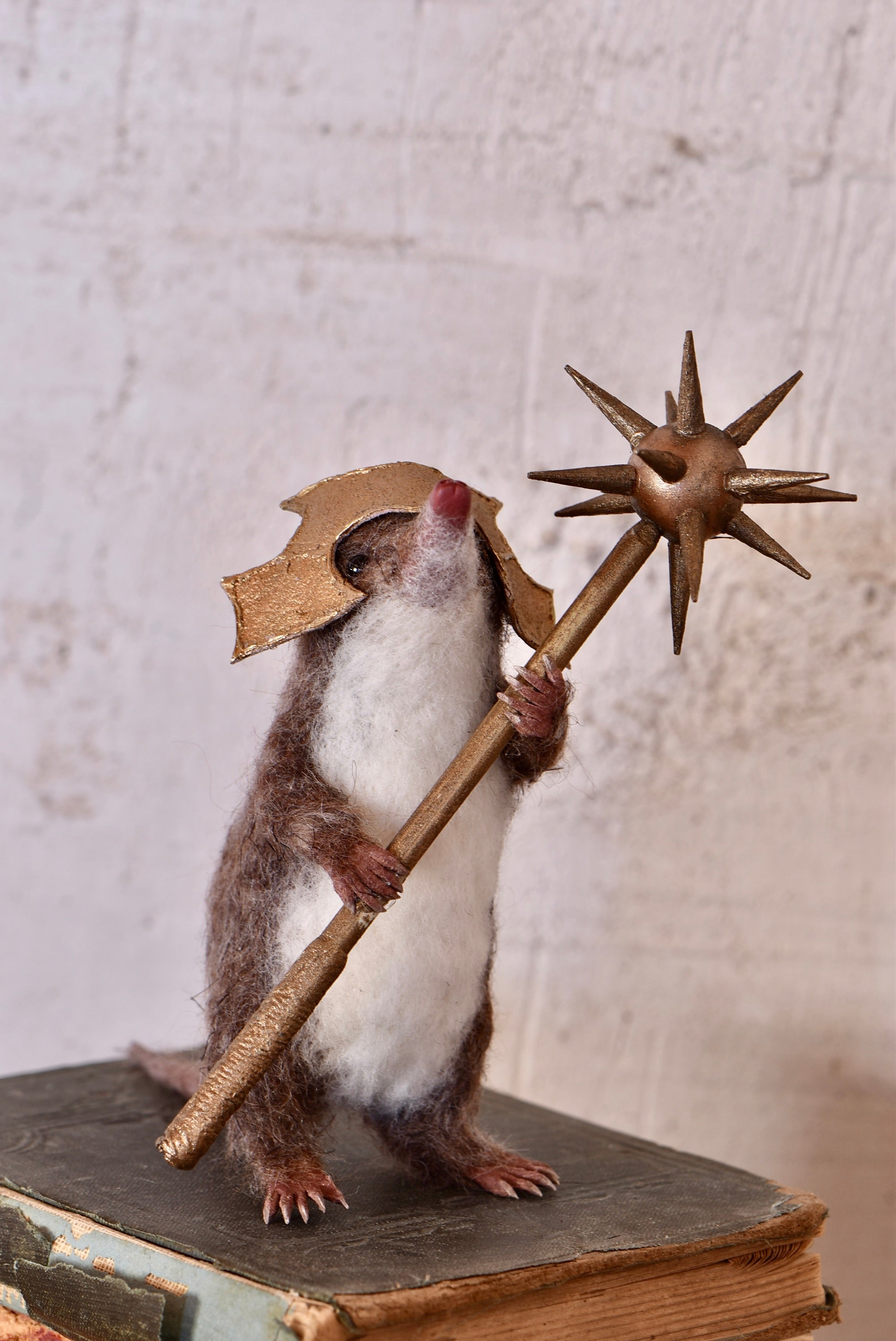Warrior Little Mole II - OOAK by Joanne Hawthorn