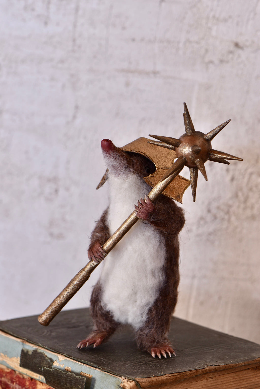 Warrior Little Mole II - OOAK by Joanne Hawthorn