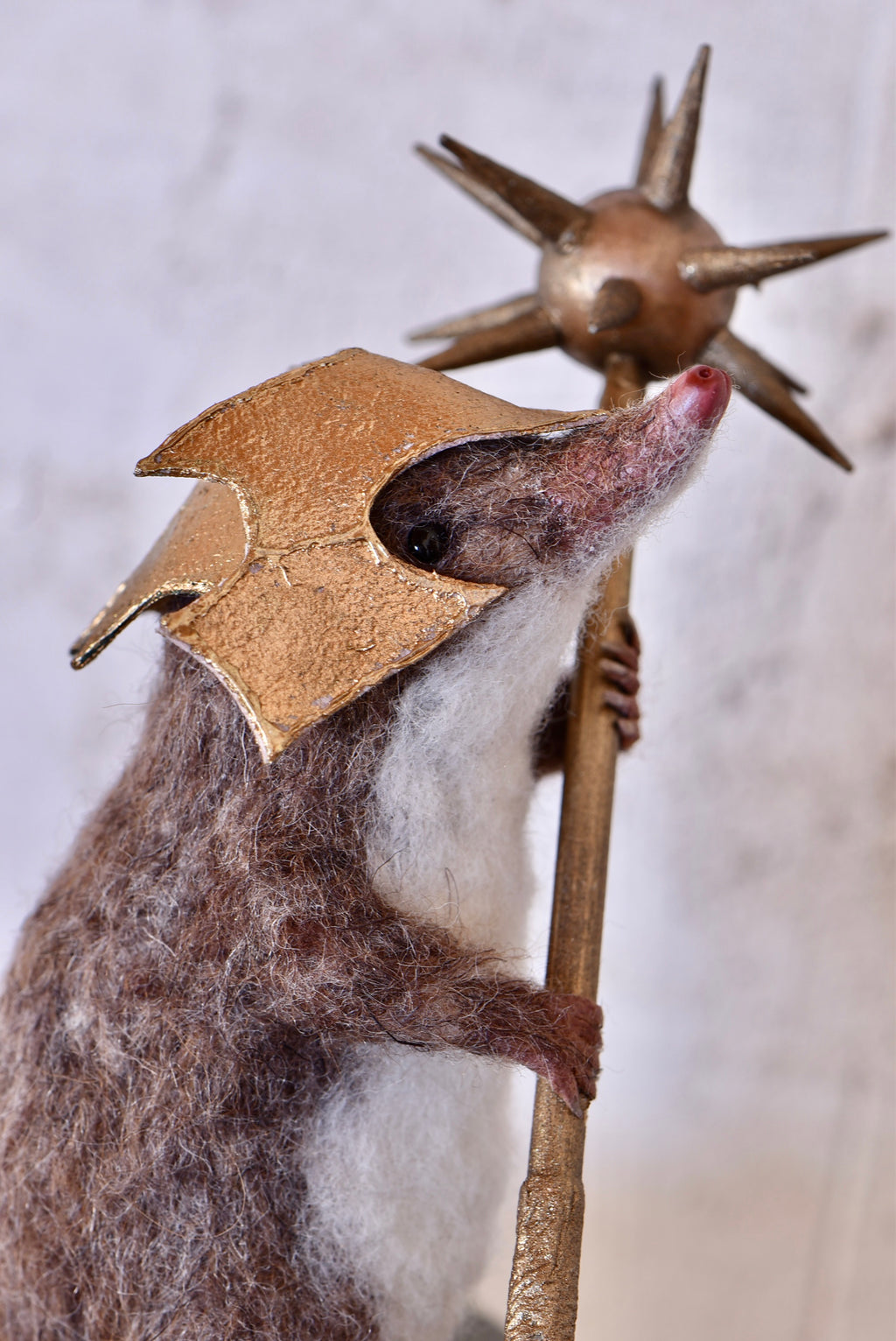 Warrior Little Mole II - OOAK by Joanne Hawthorn