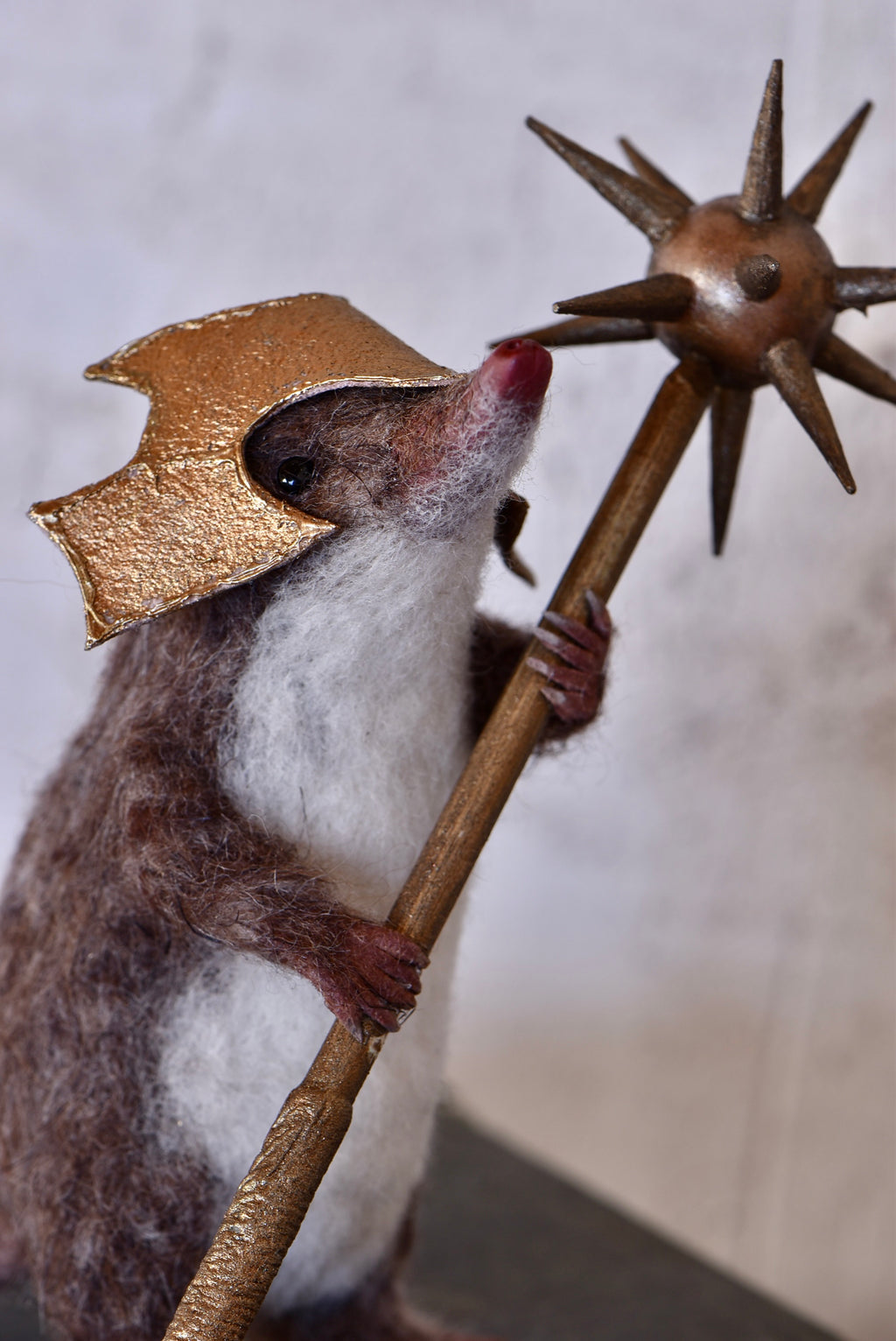 Warrior Little Mole II - OOAK by Joanne Hawthorn