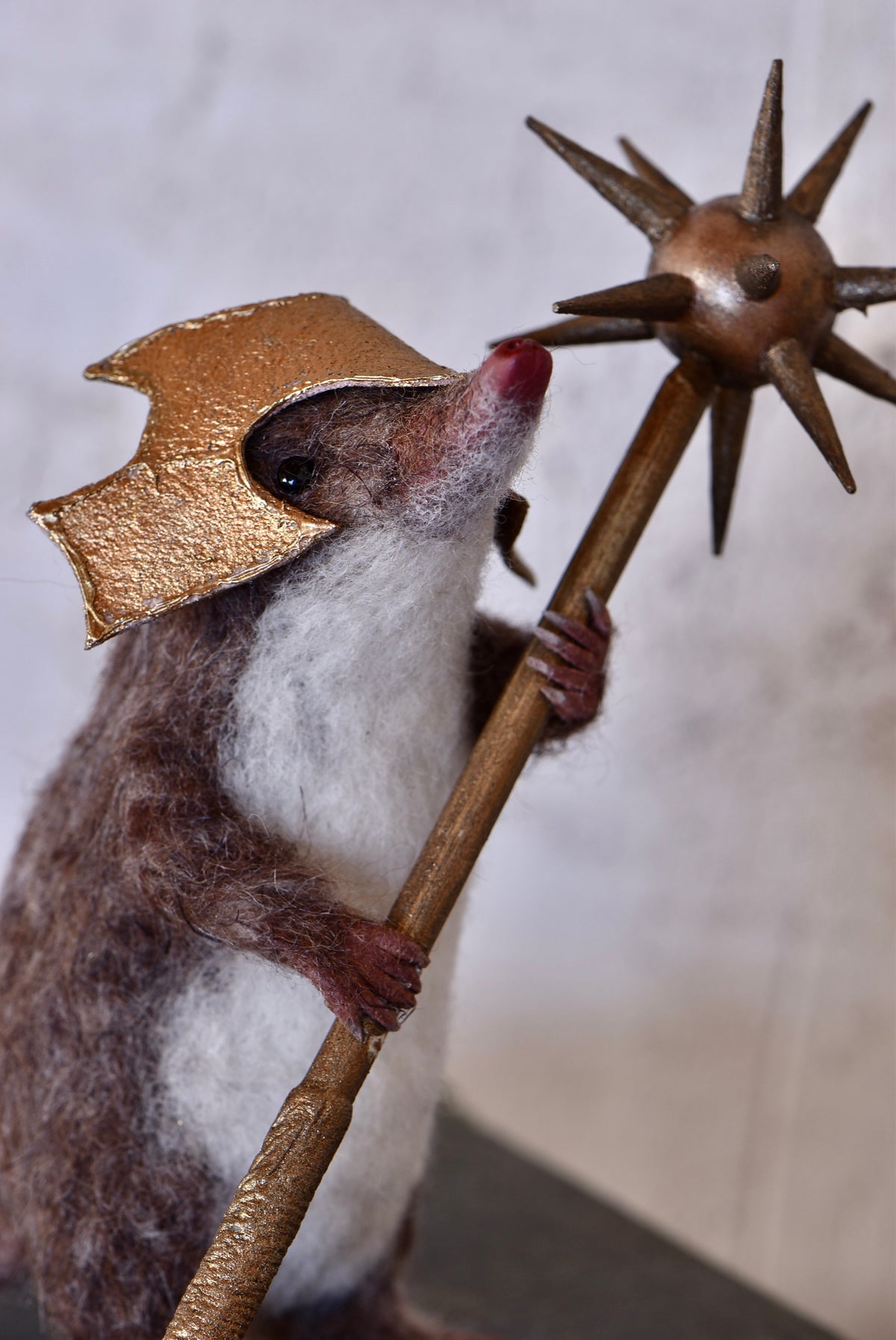 Warrior Little Mole II - OOAK by Joanne Hawthorn