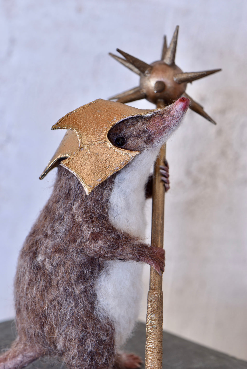 Warrior Little Mole II - OOAK by Joanne Hawthorn