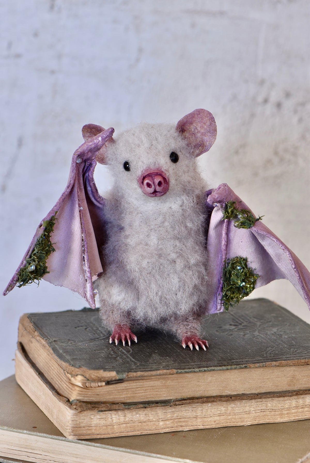 Moss Bat Spirit - OOAK by Joanne Hawthorn