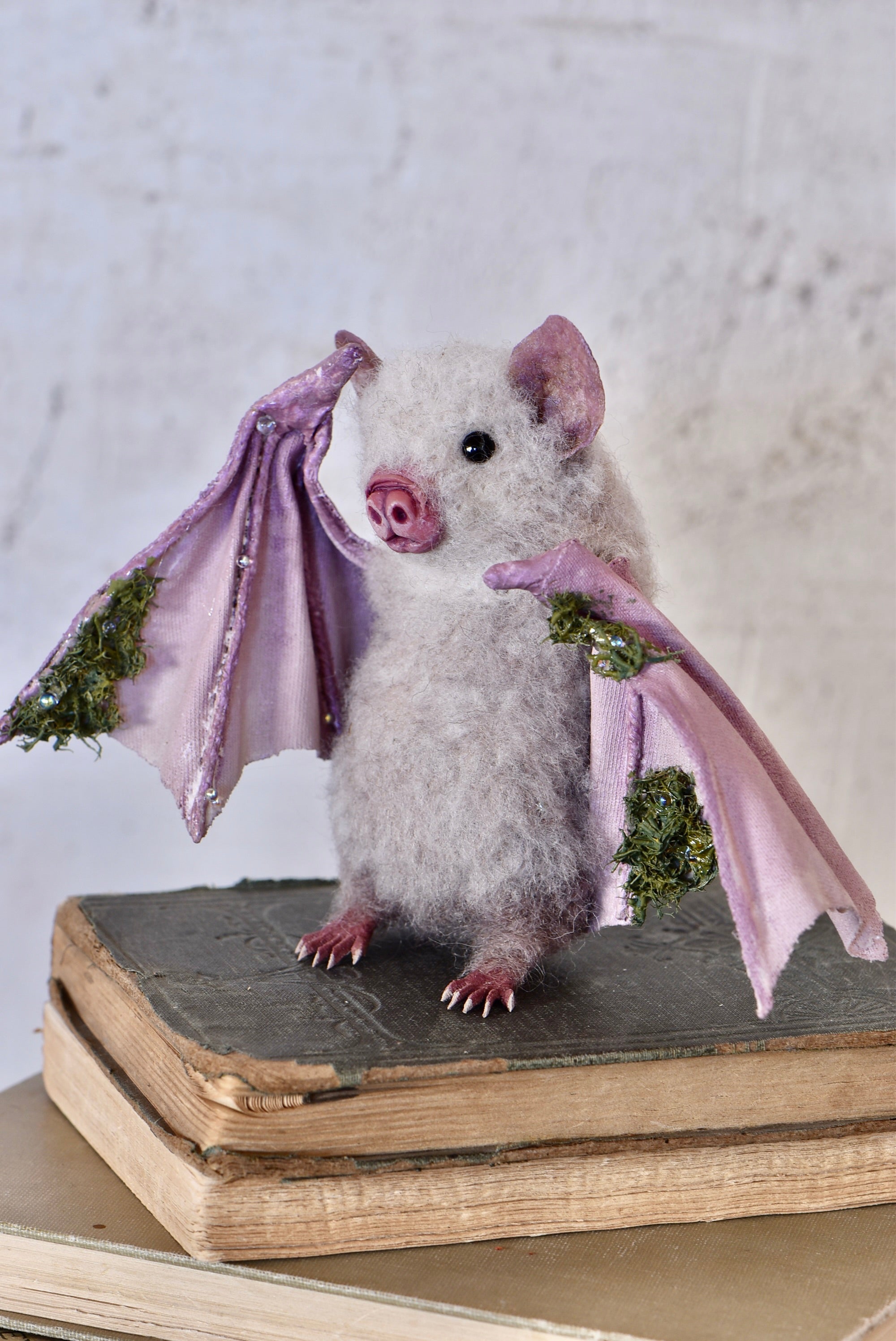Moss Bat Spirit - OOAK by Joanne Hawthorn