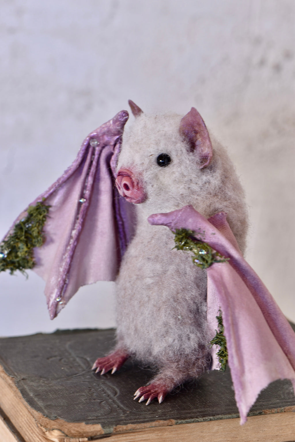 Moss Bat Spirit - OOAK by Joanne Hawthorn
