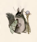 Forest Moth Spirit- Original Watercolor Illustration