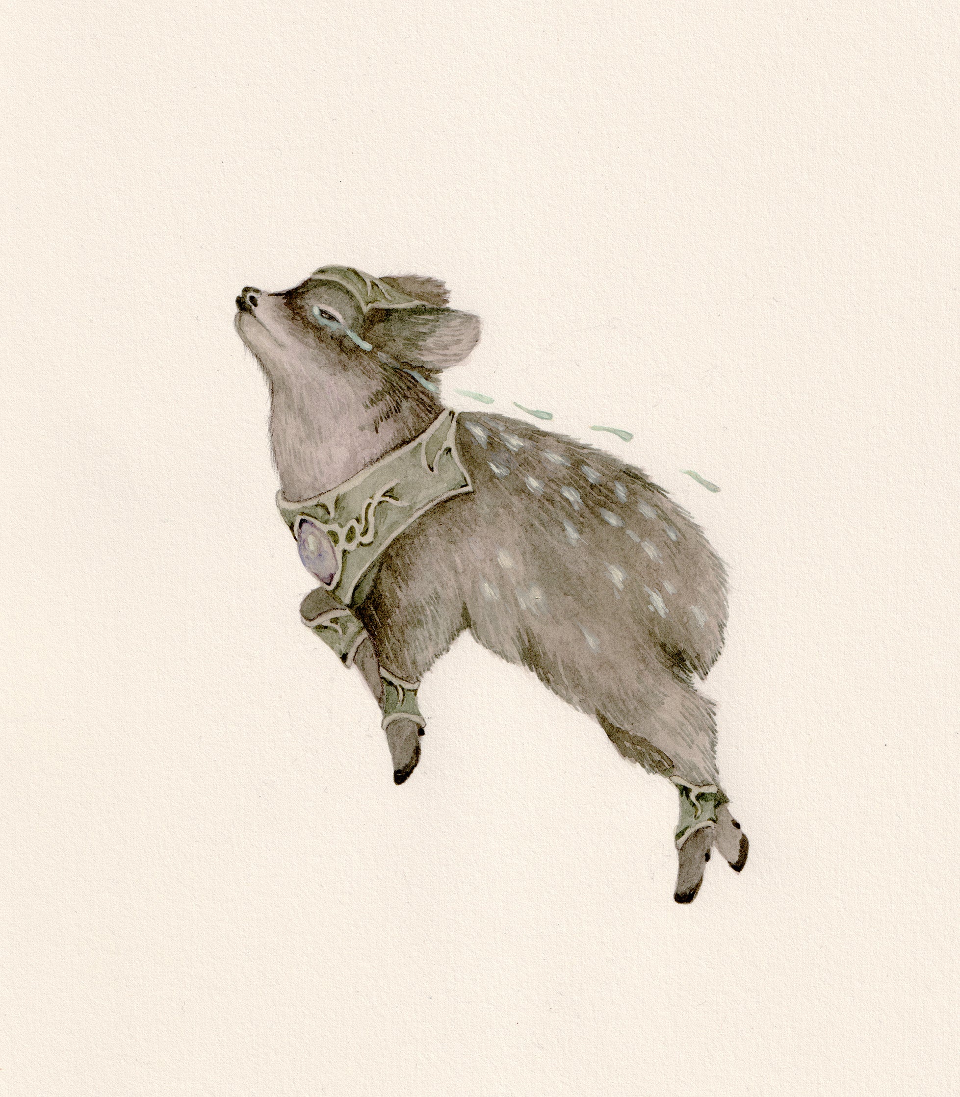 Herald of Dreams- Original Watercolor Illustration