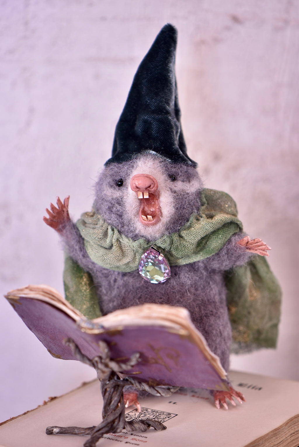 Sorcerer Lesser Mole - OOAK by Joanne Hawthorn
