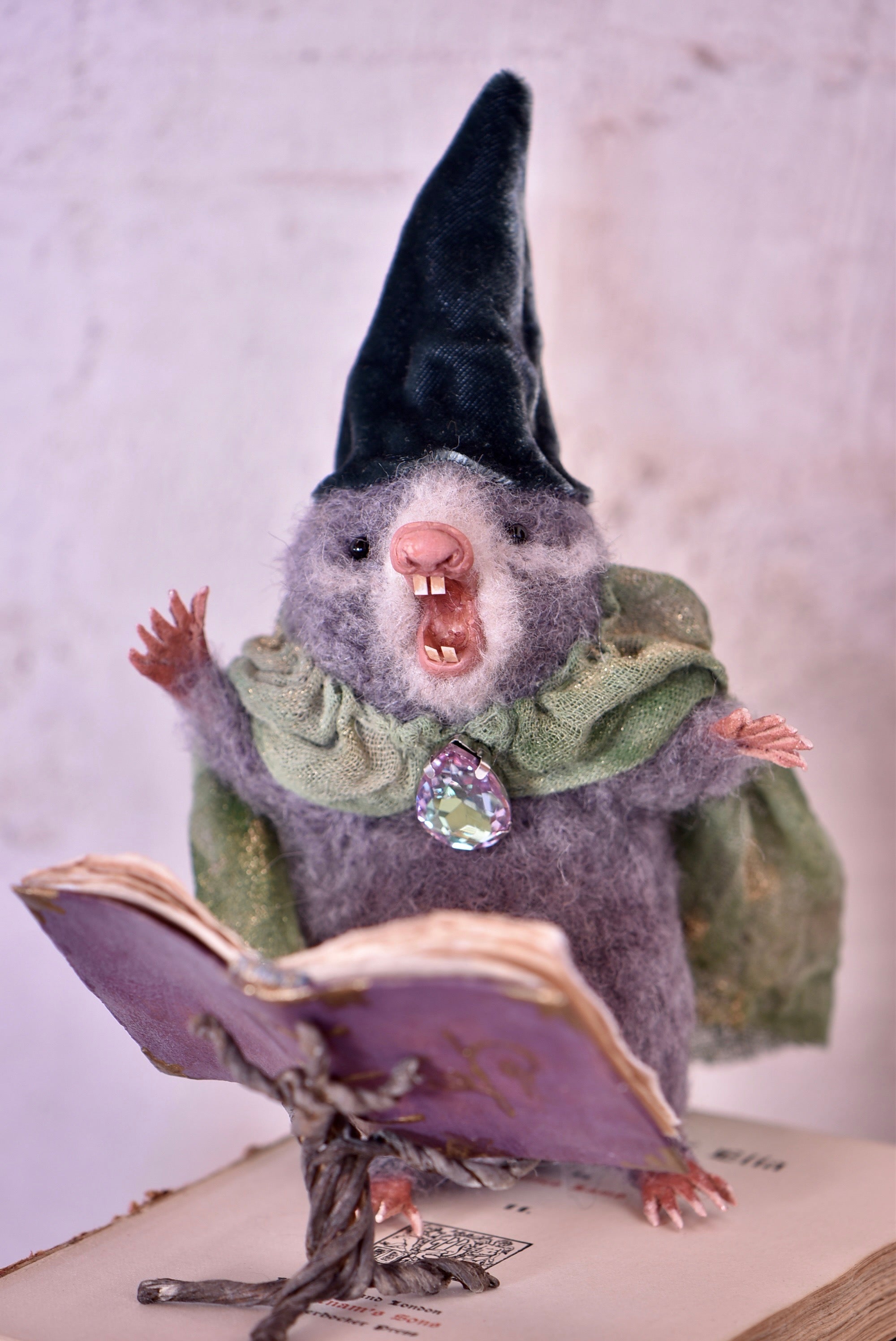 Sorcerer Lesser Mole - OOAK by Joanne Hawthorn